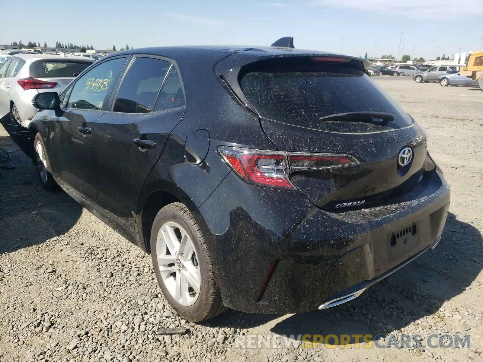 3 Photograph of a damaged car JTNK4RBE4K3051430 TOYOTA COROLLA 2019