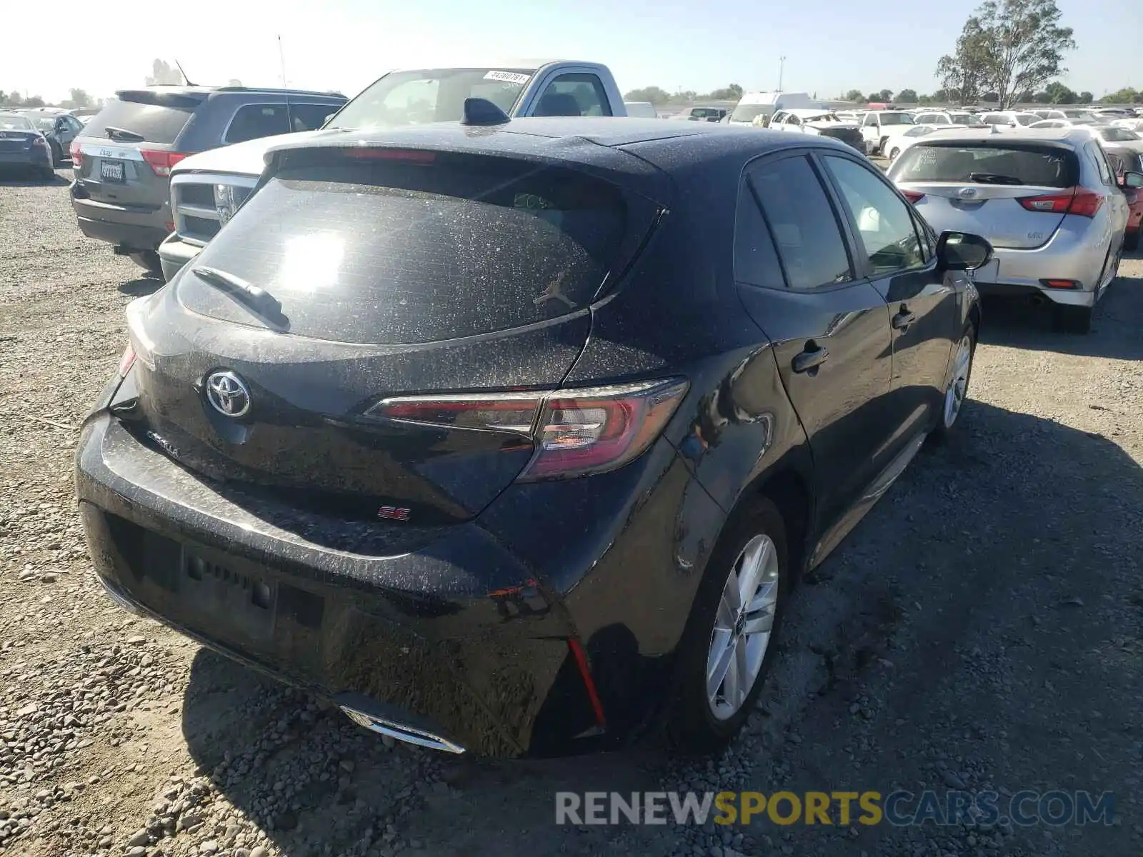 4 Photograph of a damaged car JTNK4RBE4K3051430 TOYOTA COROLLA 2019