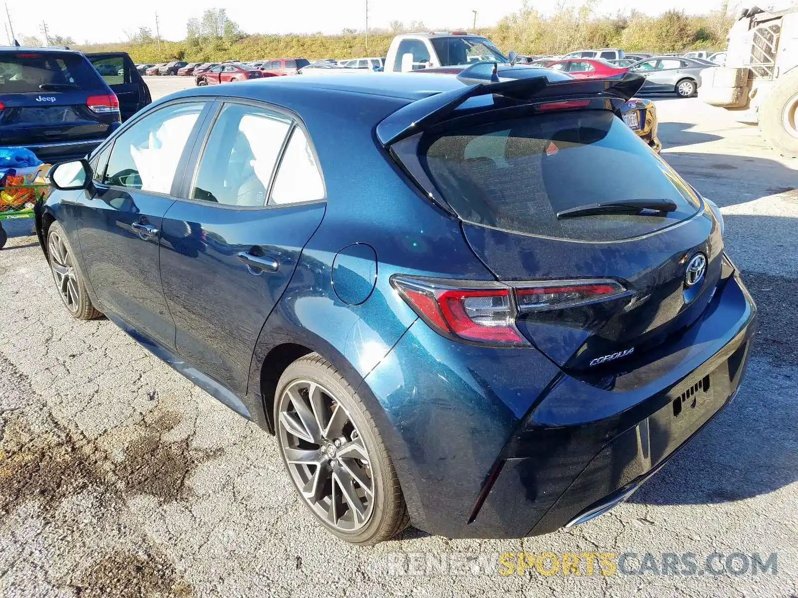 3 Photograph of a damaged car JTNK4RBE4K3054408 TOYOTA COROLLA 2019