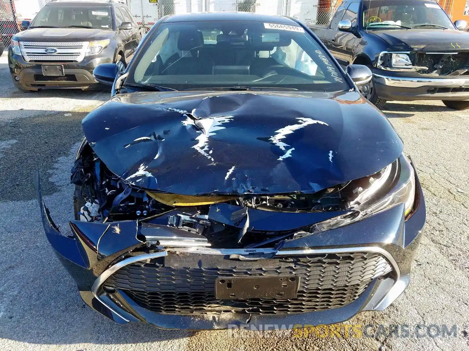 9 Photograph of a damaged car JTNK4RBE4K3054408 TOYOTA COROLLA 2019