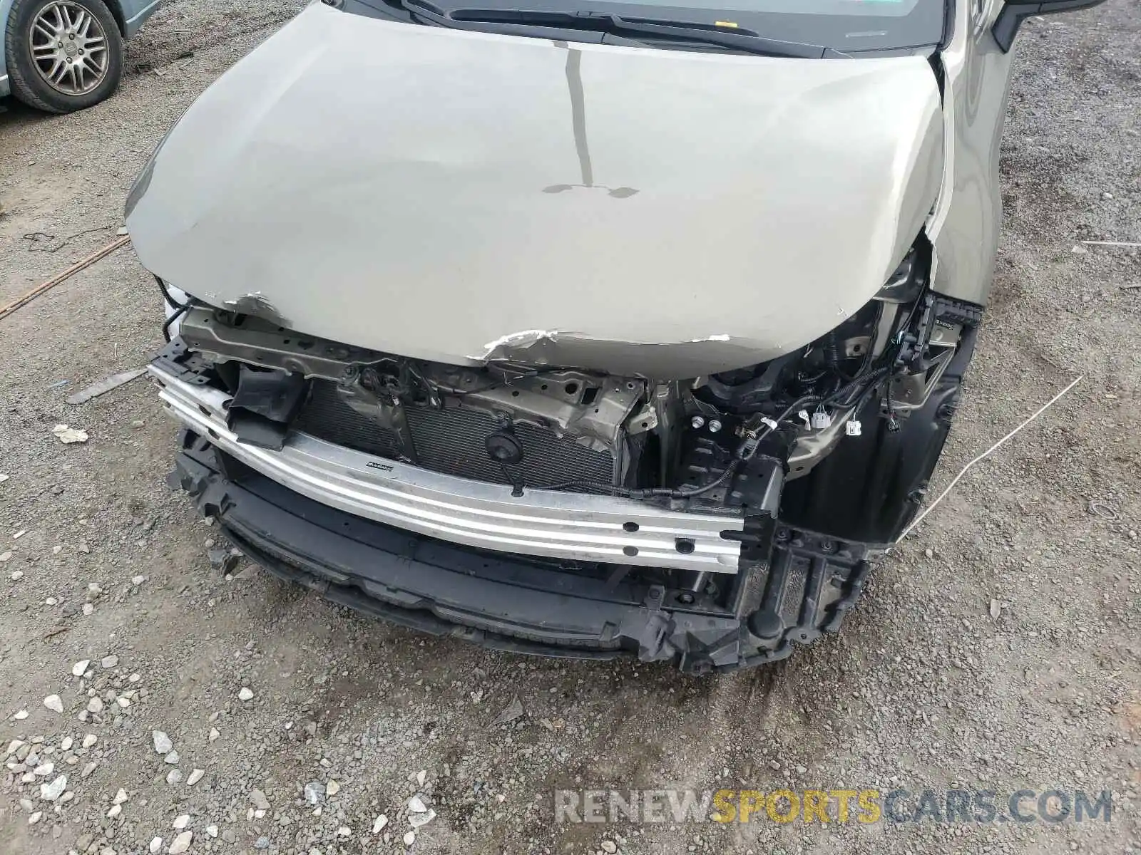9 Фотография поврежденного автомобиля JTNK4RBE4K3054912 TOYOTA COROLLA 2019