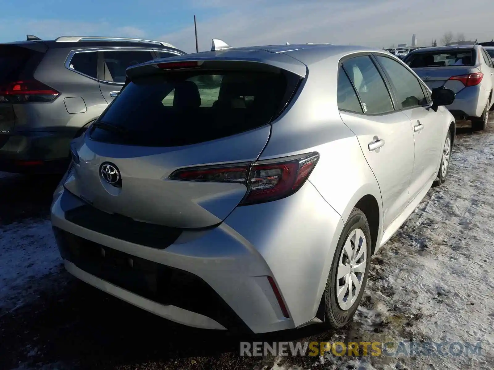 4 Photograph of a damaged car JTNK4RBE4K3057390 TOYOTA COROLLA 2019