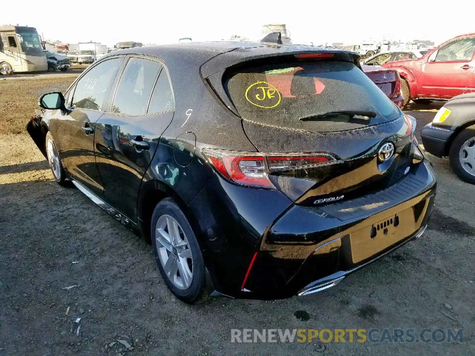 3 Photograph of a damaged car JTNK4RBE4K3059138 TOYOTA COROLLA 2019