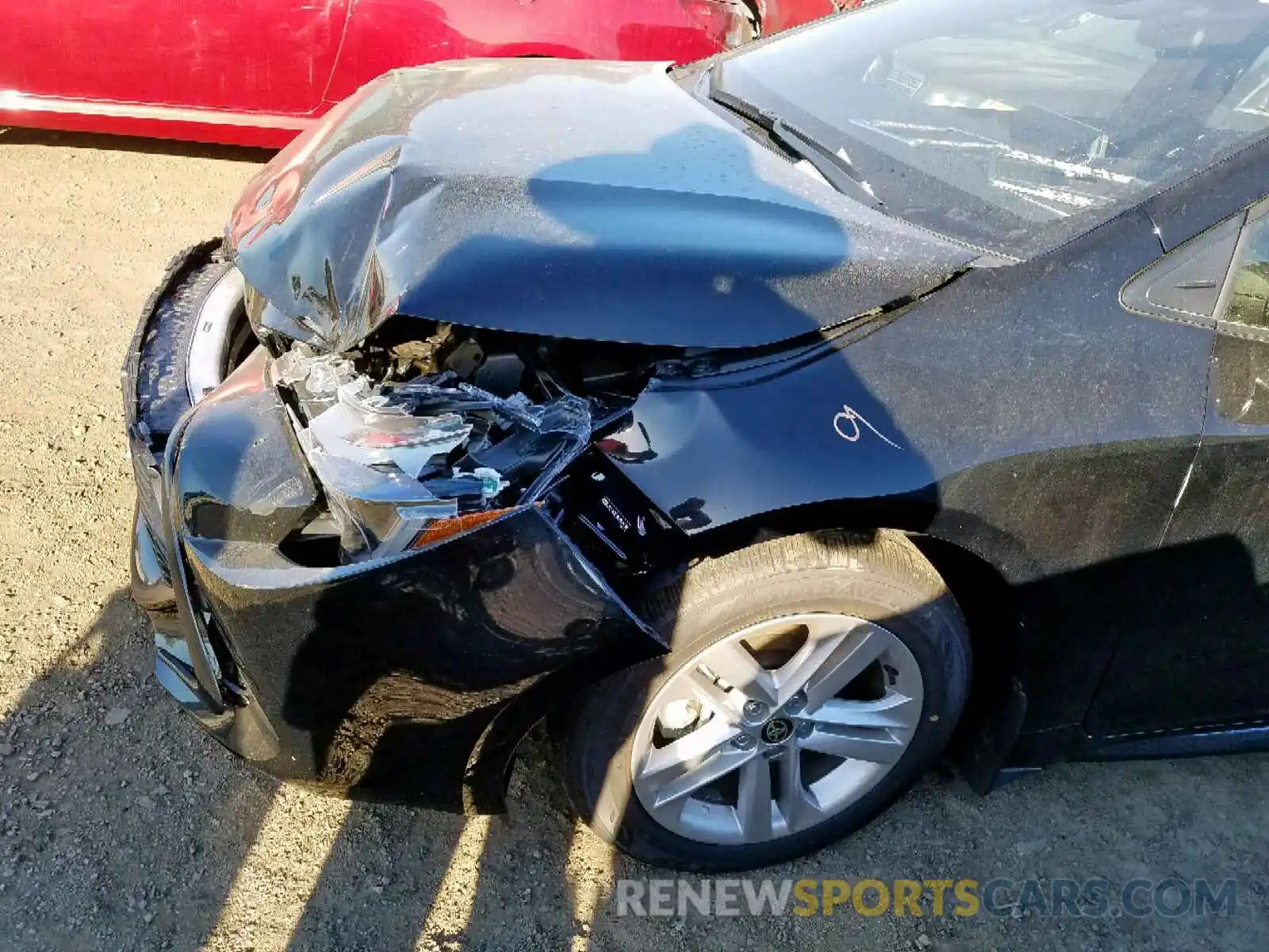 9 Photograph of a damaged car JTNK4RBE4K3059138 TOYOTA COROLLA 2019