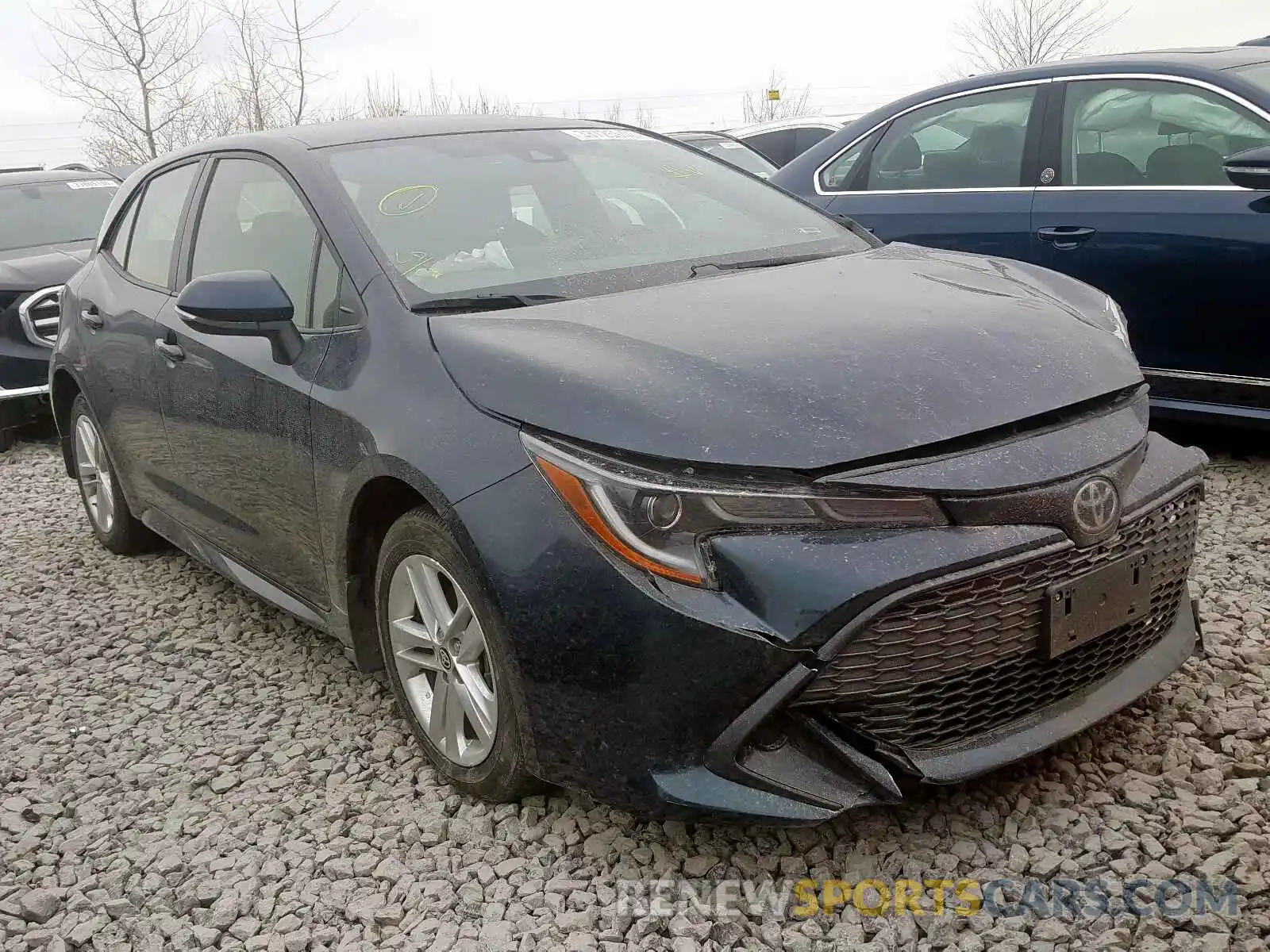 1 Photograph of a damaged car JTNK4RBE4K3060340 TOYOTA COROLLA 2019