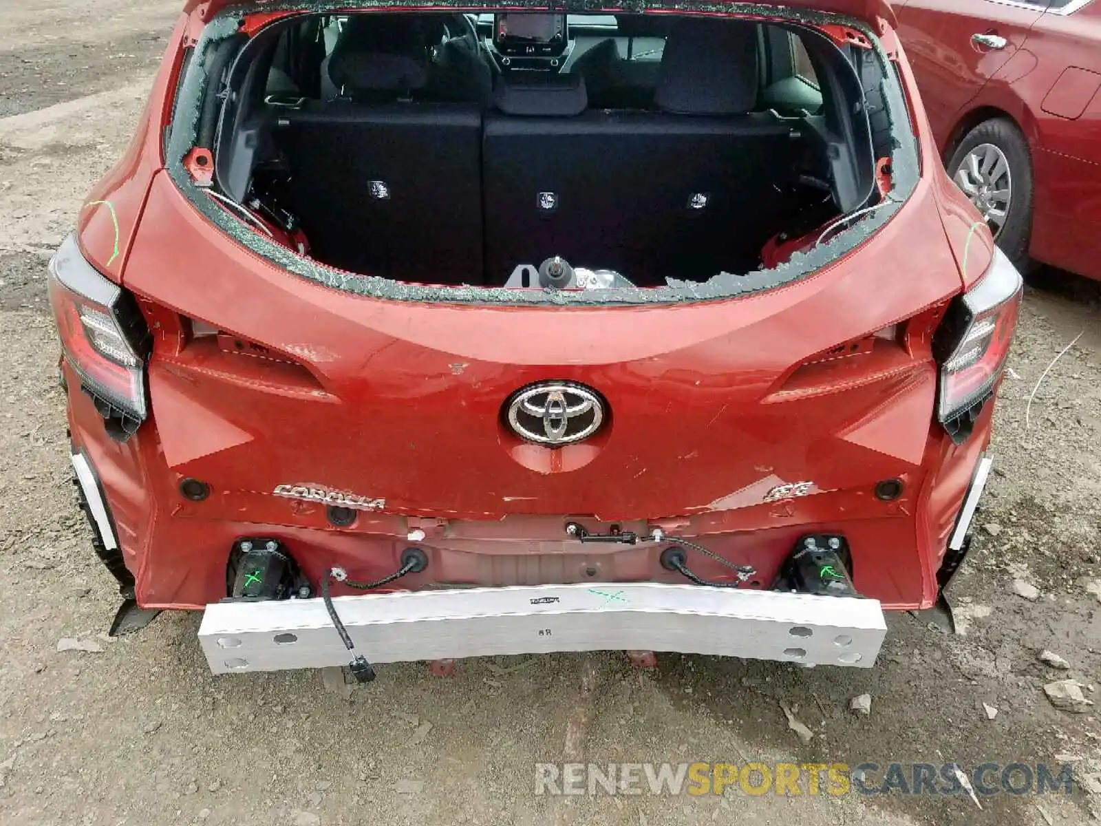 9 Photograph of a damaged car JTNK4RBE4K3060936 TOYOTA COROLLA 2019