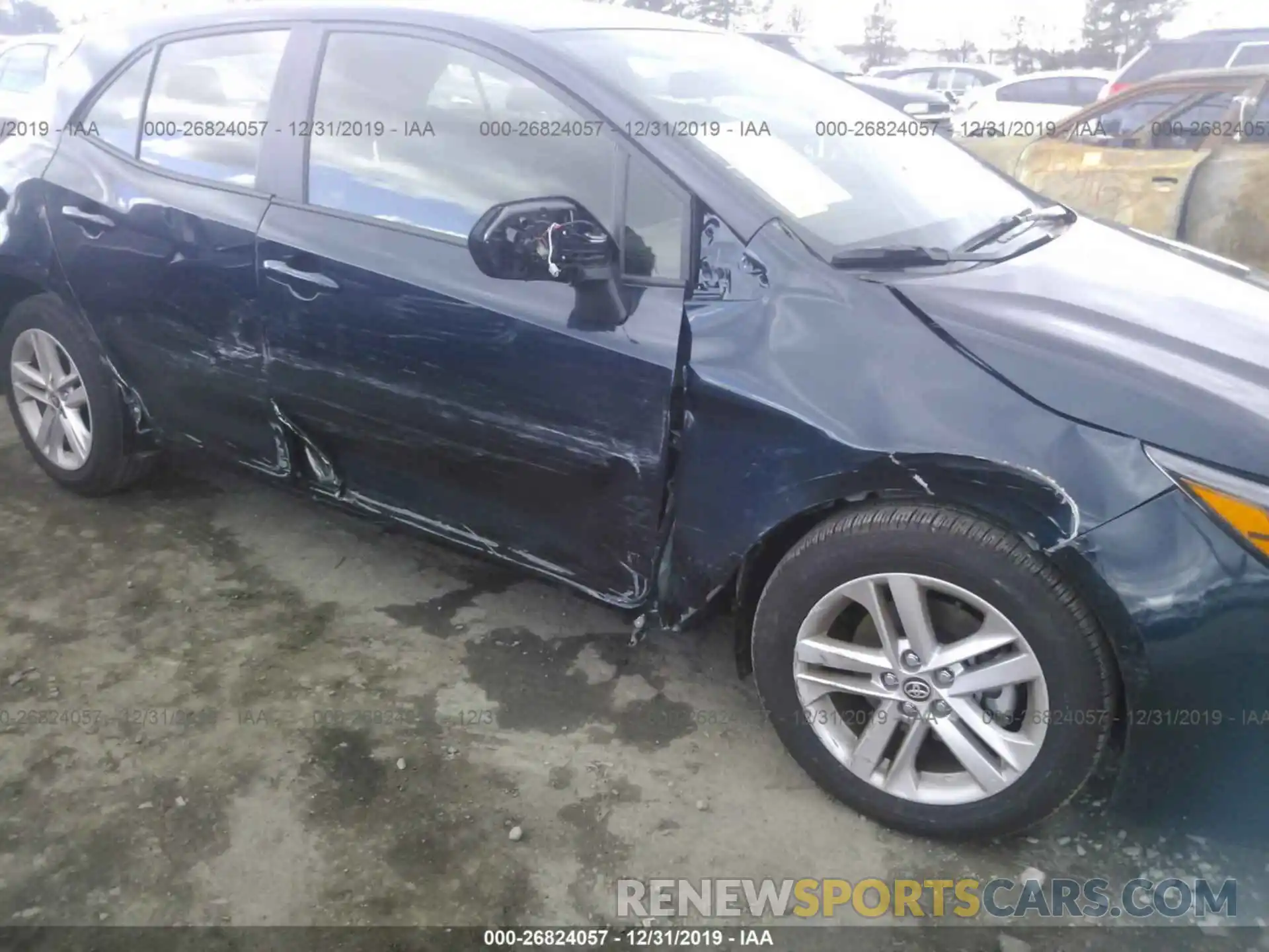 6 Photograph of a damaged car JTNK4RBE4K3063190 TOYOTA COROLLA 2019