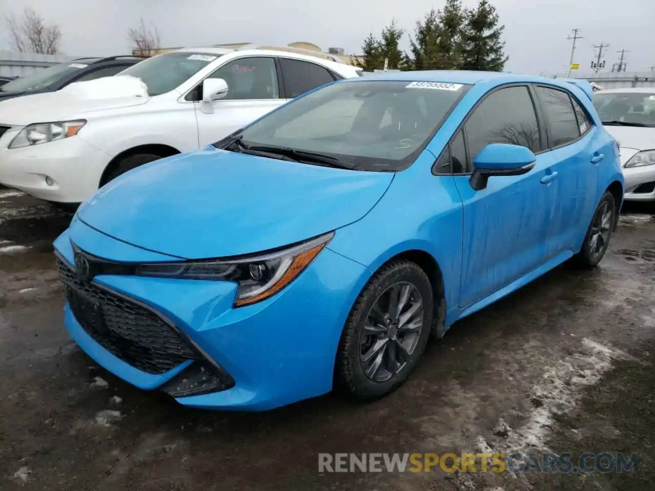 2 Photograph of a damaged car JTNK4RBE4K3065201 TOYOTA COROLLA 2019