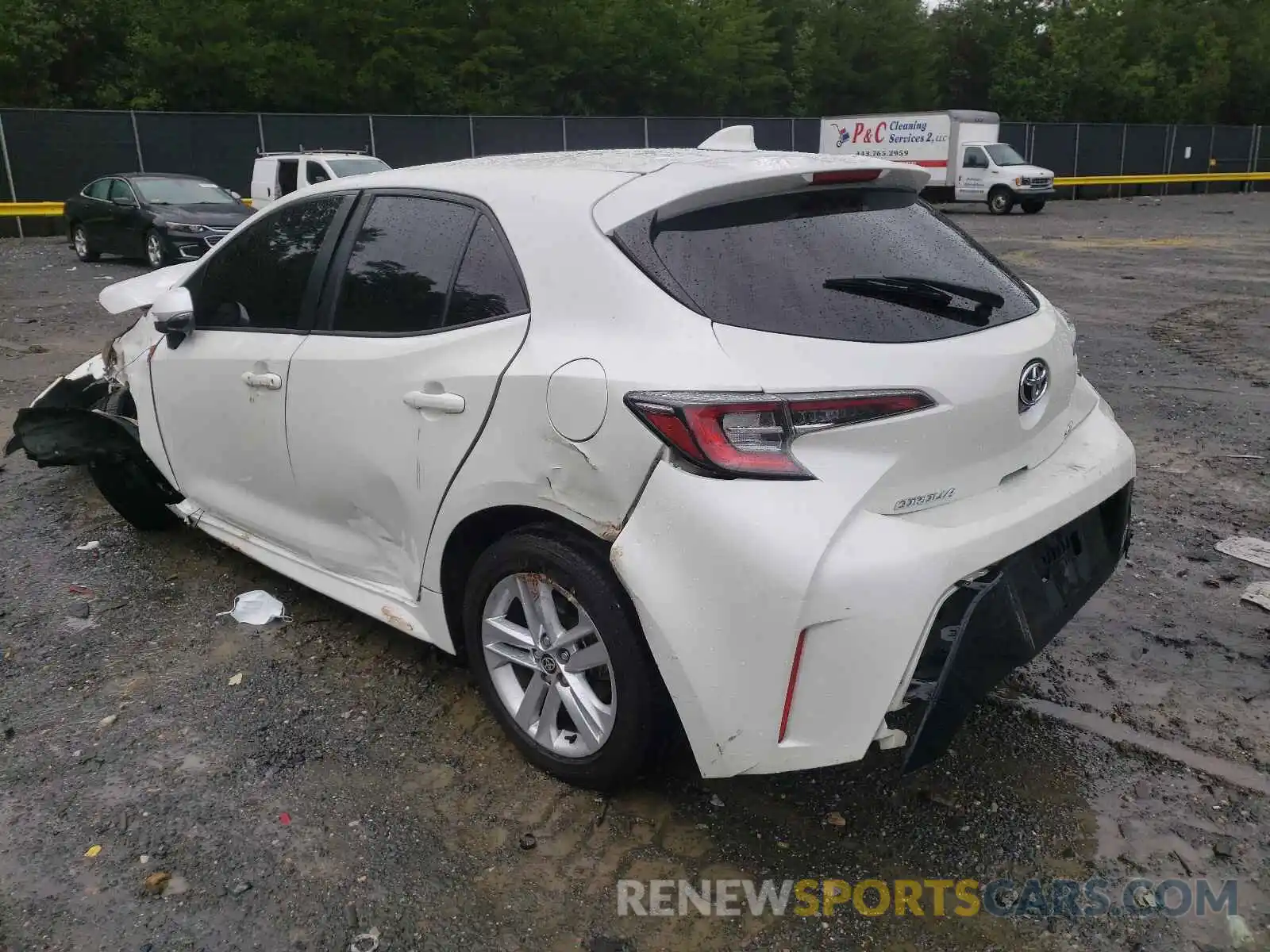 3 Photograph of a damaged car JTNK4RBE4K3065442 TOYOTA COROLLA 2019