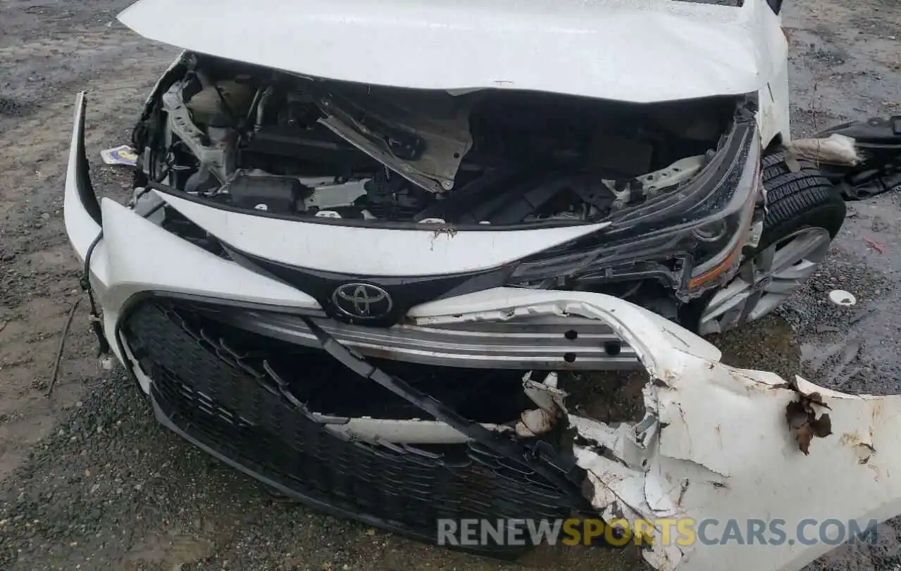 9 Photograph of a damaged car JTNK4RBE4K3065442 TOYOTA COROLLA 2019