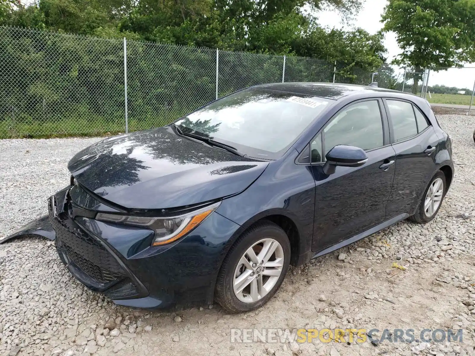 2 Photograph of a damaged car JTNK4RBE4K3072178 TOYOTA COROLLA 2019