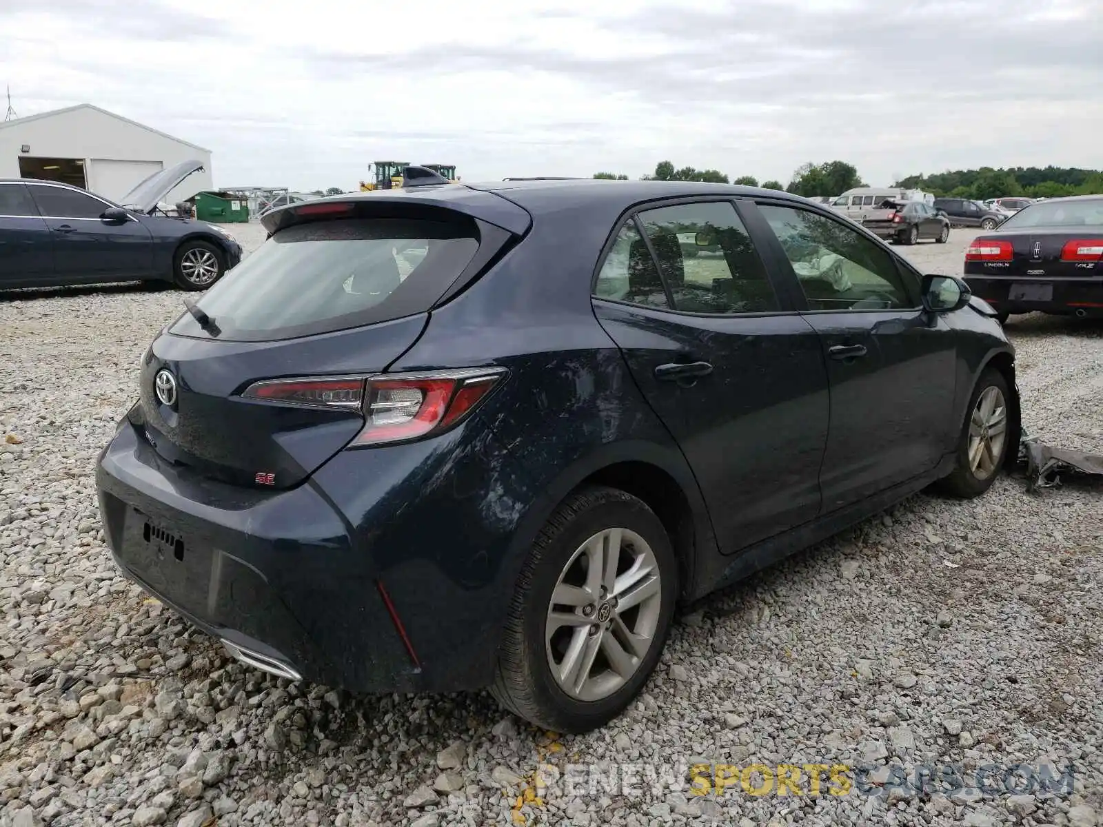 4 Photograph of a damaged car JTNK4RBE4K3072178 TOYOTA COROLLA 2019