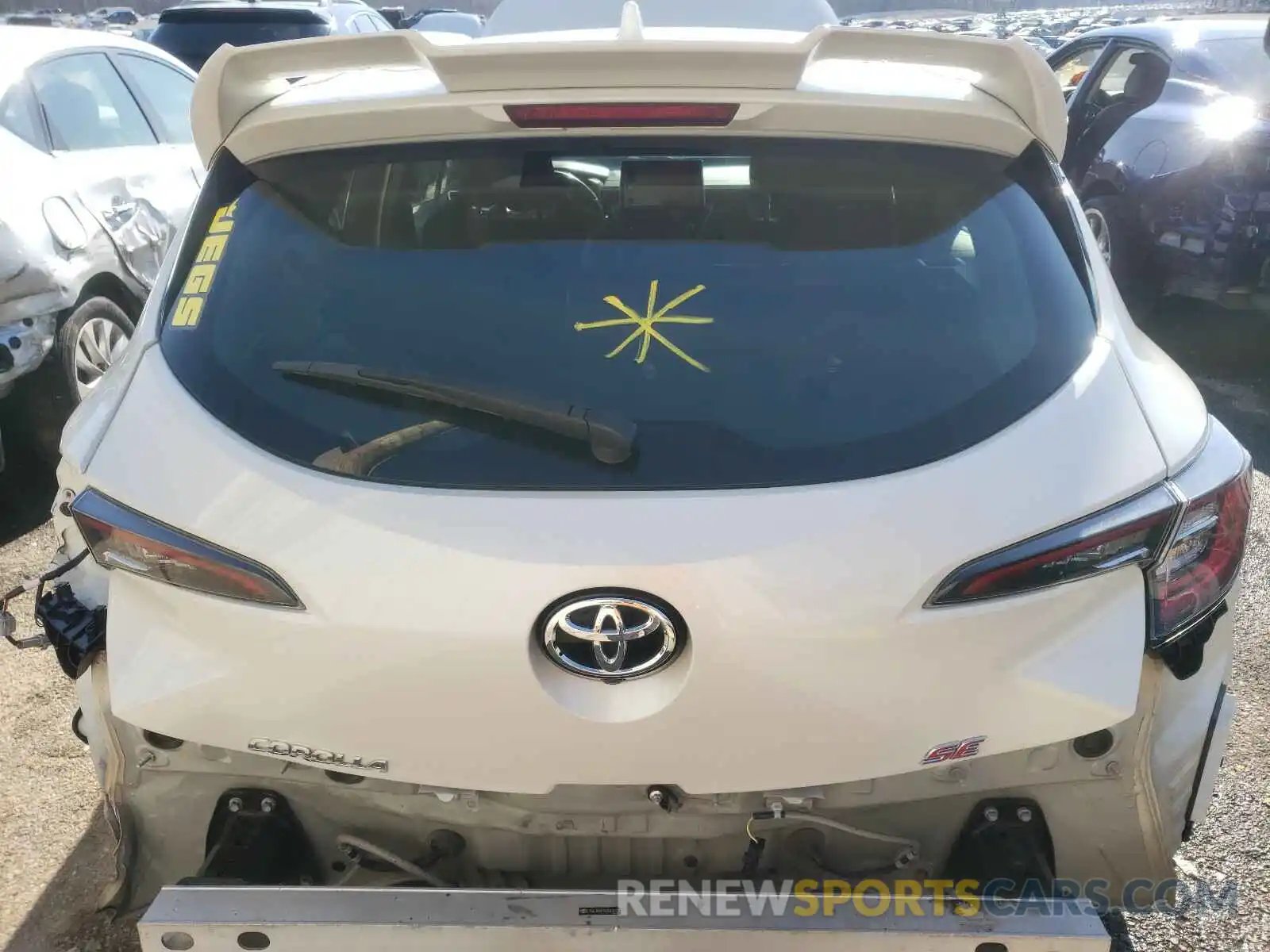 9 Photograph of a damaged car JTNK4RBE5K3003421 TOYOTA COROLLA 2019