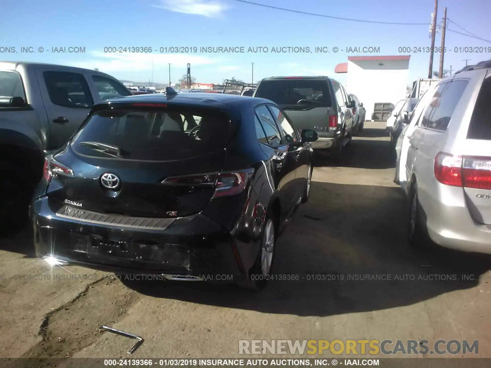 4 Photograph of a damaged car JTNK4RBE5K3003869 TOYOTA COROLLA 2019