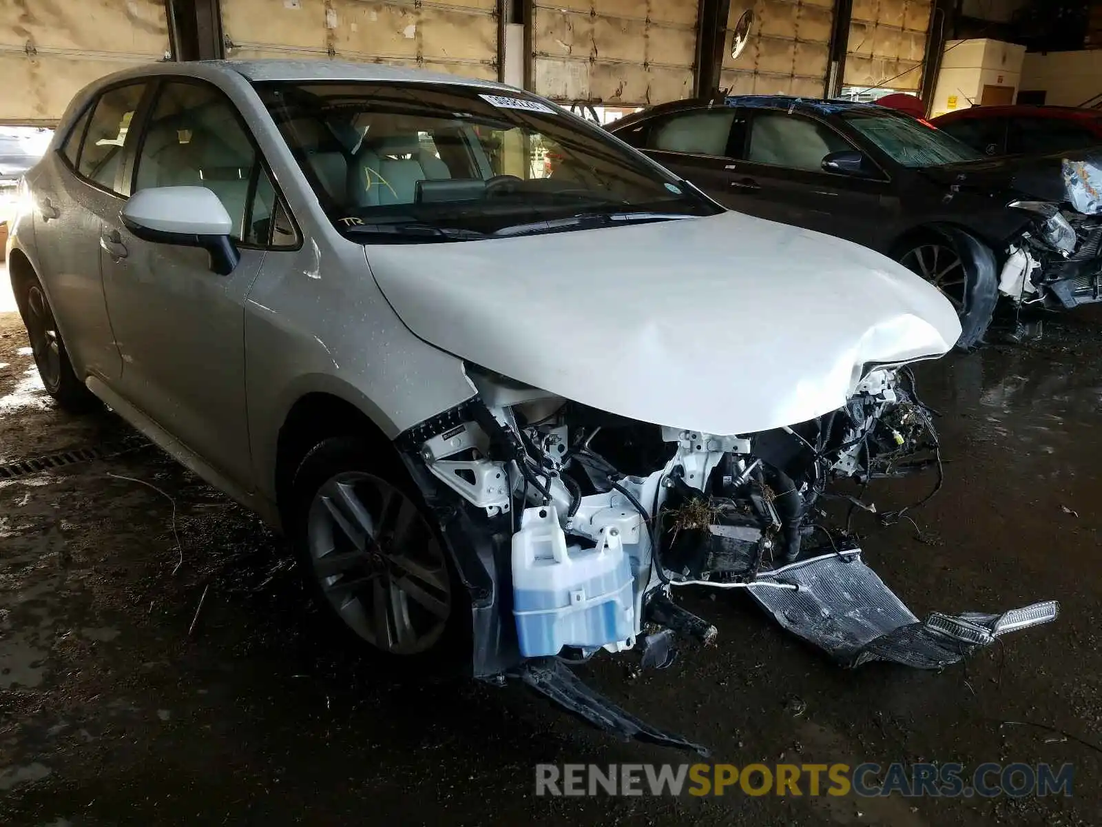 1 Photograph of a damaged car JTNK4RBE5K3009901 TOYOTA COROLLA 2019