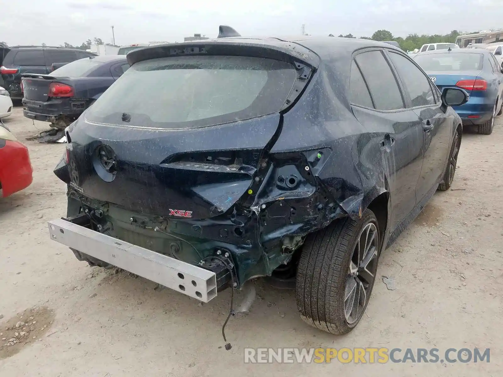 4 Photograph of a damaged car JTNK4RBE5K3015374 TOYOTA COROLLA 2019