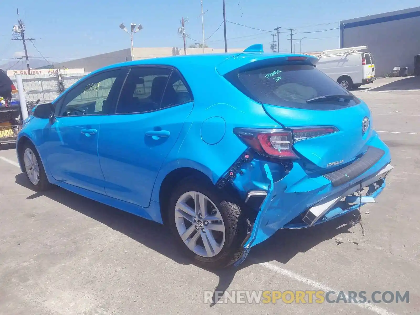 3 Photograph of a damaged car JTNK4RBE5K3017884 TOYOTA COROLLA 2019