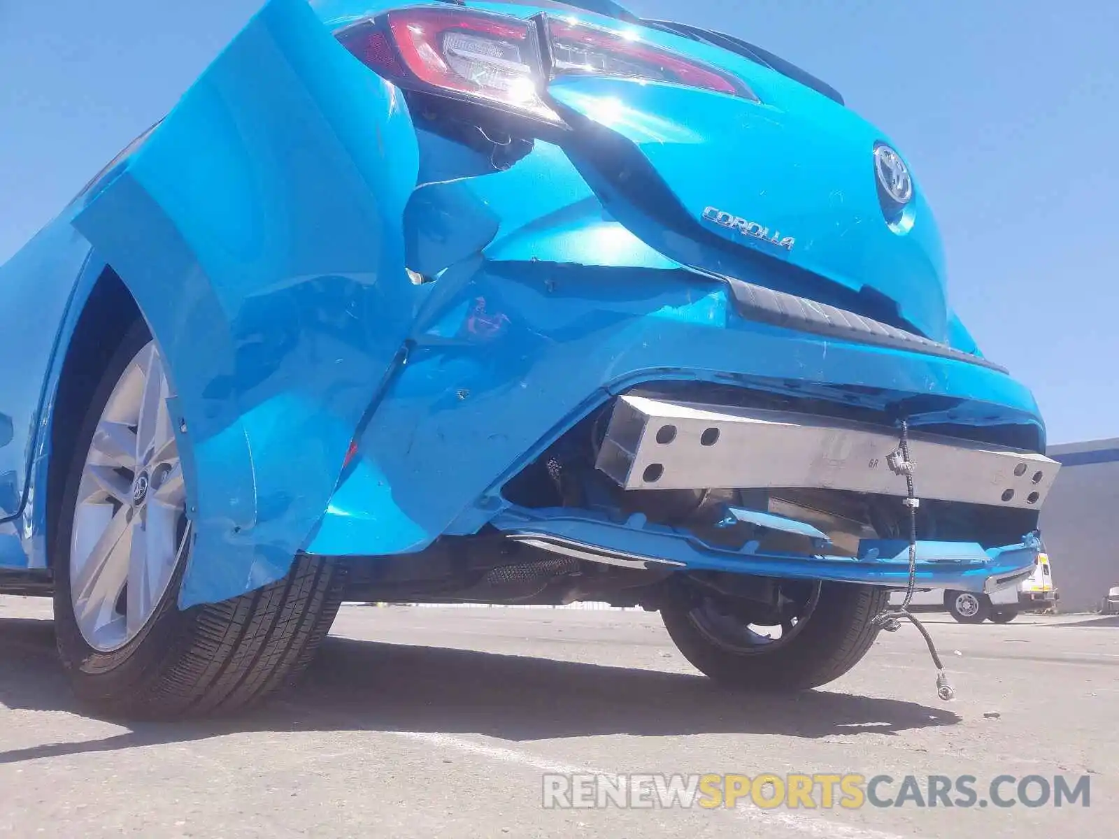 9 Photograph of a damaged car JTNK4RBE5K3017884 TOYOTA COROLLA 2019