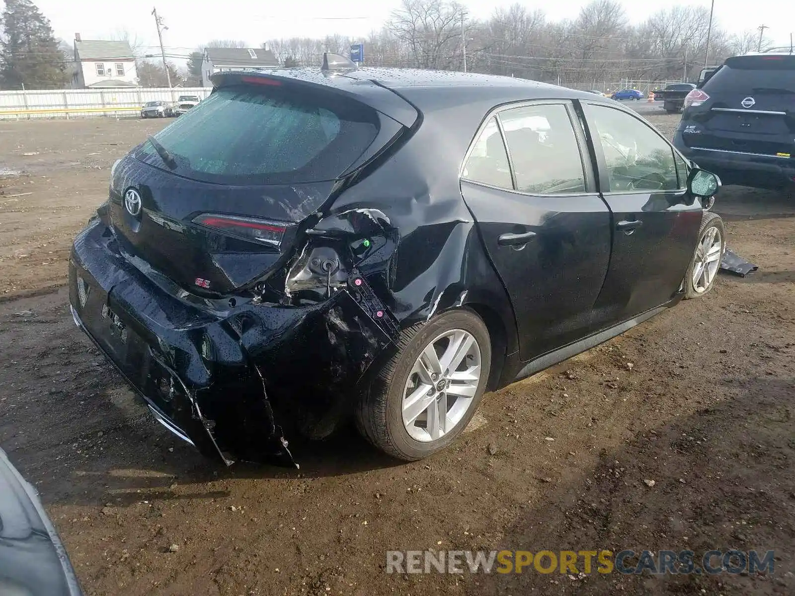 4 Photograph of a damaged car JTNK4RBE5K3018484 TOYOTA COROLLA 2019