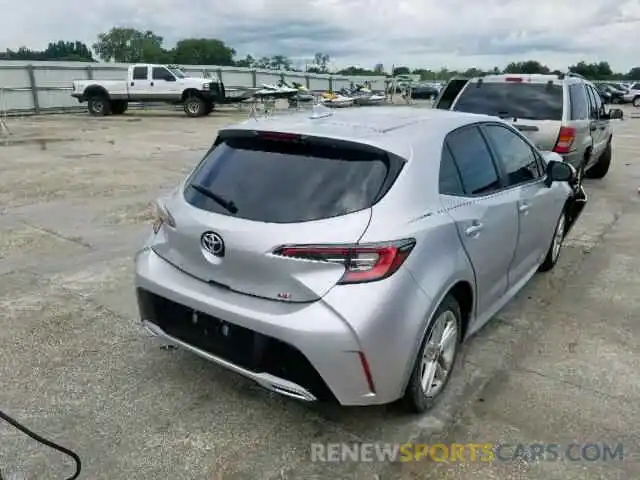 4 Photograph of a damaged car JTNK4RBE5K3019618 TOYOTA COROLLA 2019