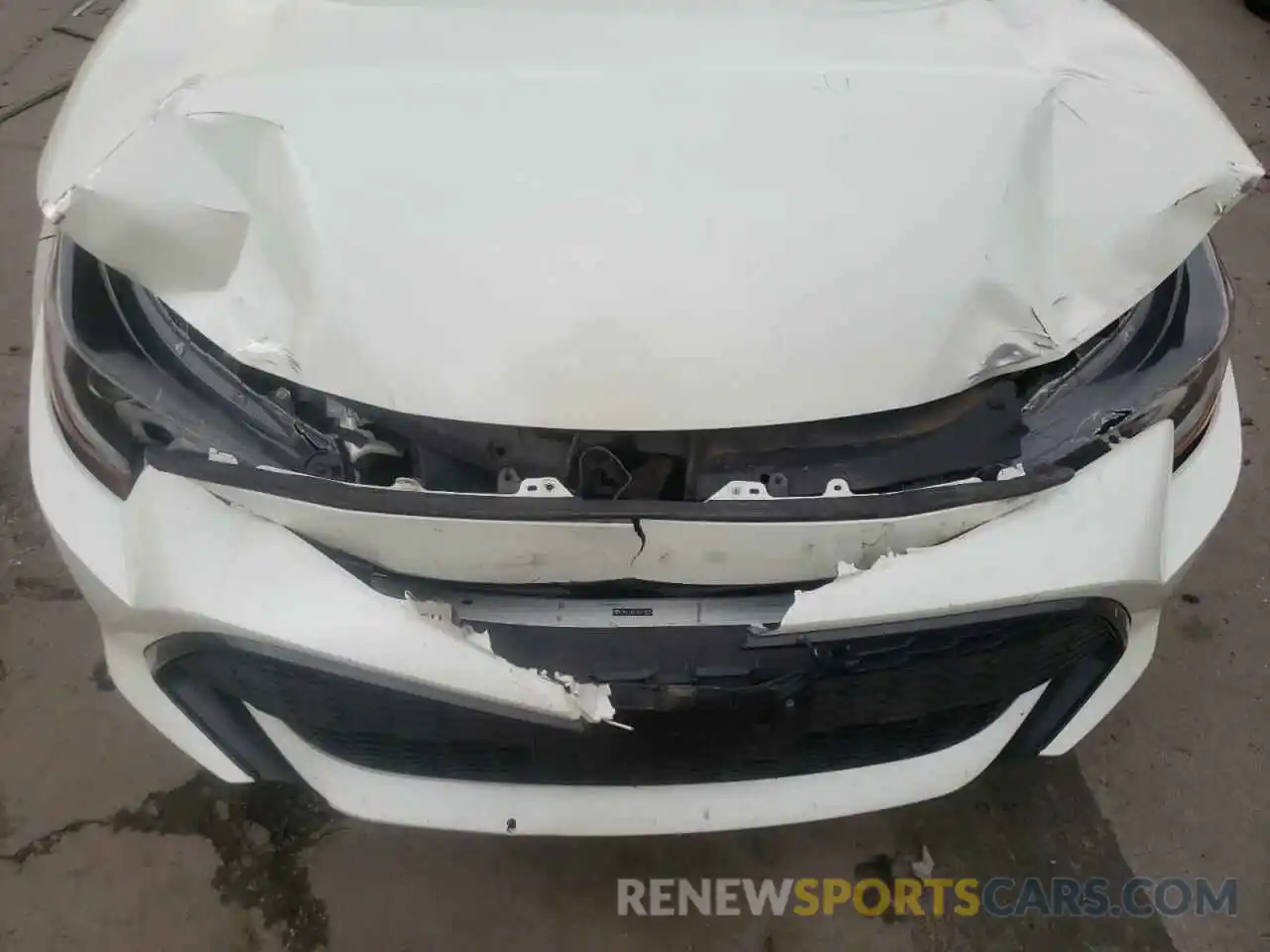 9 Photograph of a damaged car JTNK4RBE5K3019702 TOYOTA COROLLA 2019