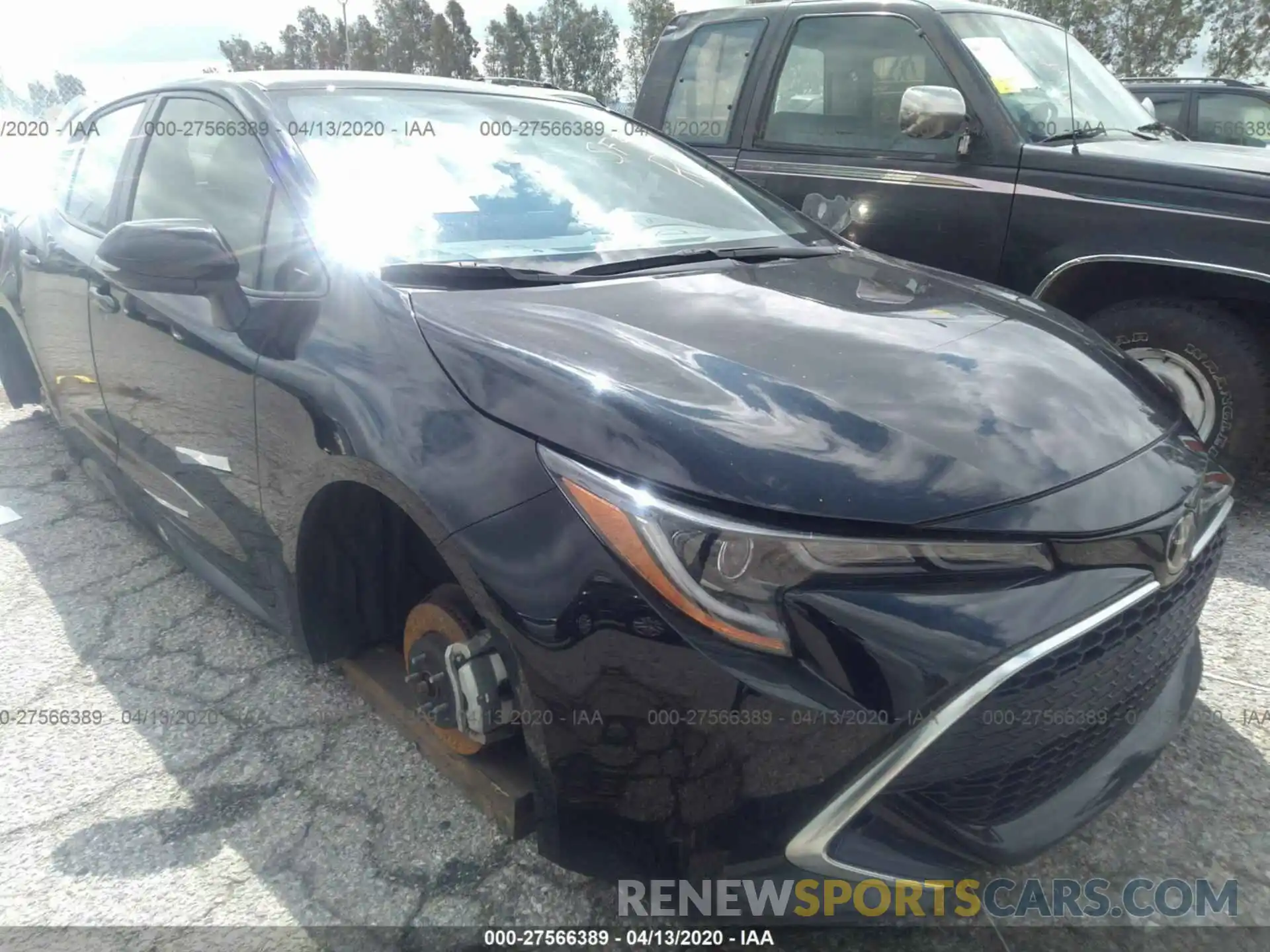 6 Photograph of a damaged car JTNK4RBE5K3020901 TOYOTA COROLLA 2019