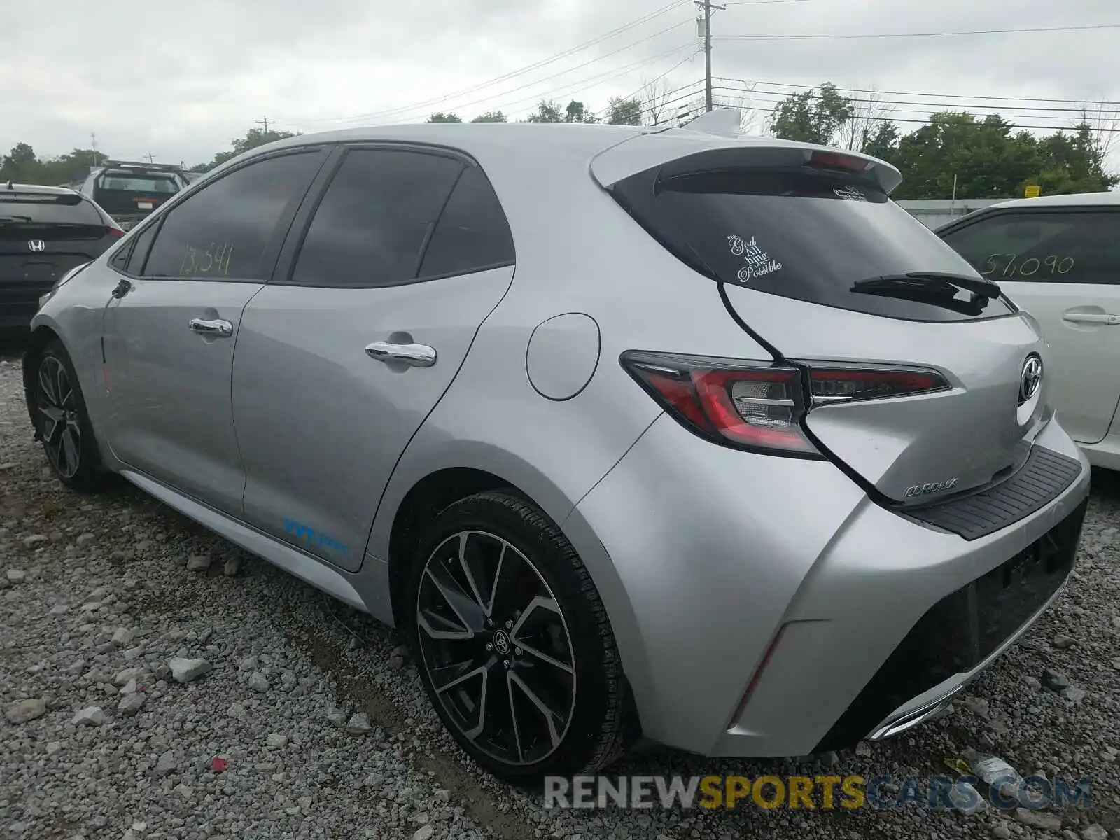 3 Photograph of a damaged car JTNK4RBE5K3024141 TOYOTA COROLLA 2019