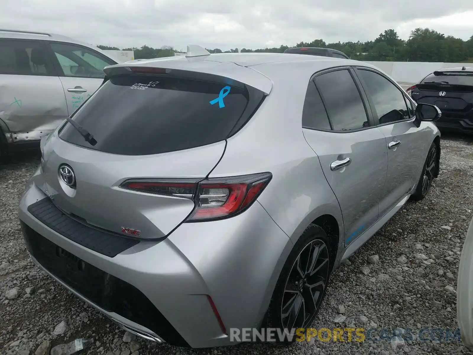 4 Photograph of a damaged car JTNK4RBE5K3024141 TOYOTA COROLLA 2019