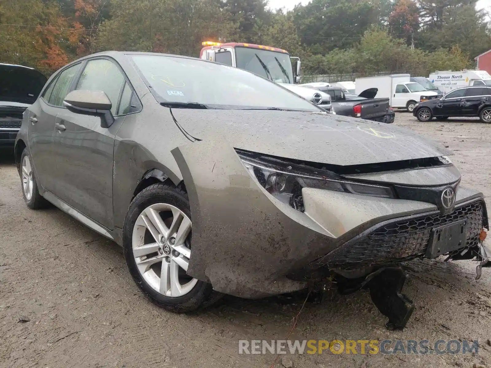 1 Photograph of a damaged car JTNK4RBE5K3027721 TOYOTA COROLLA 2019