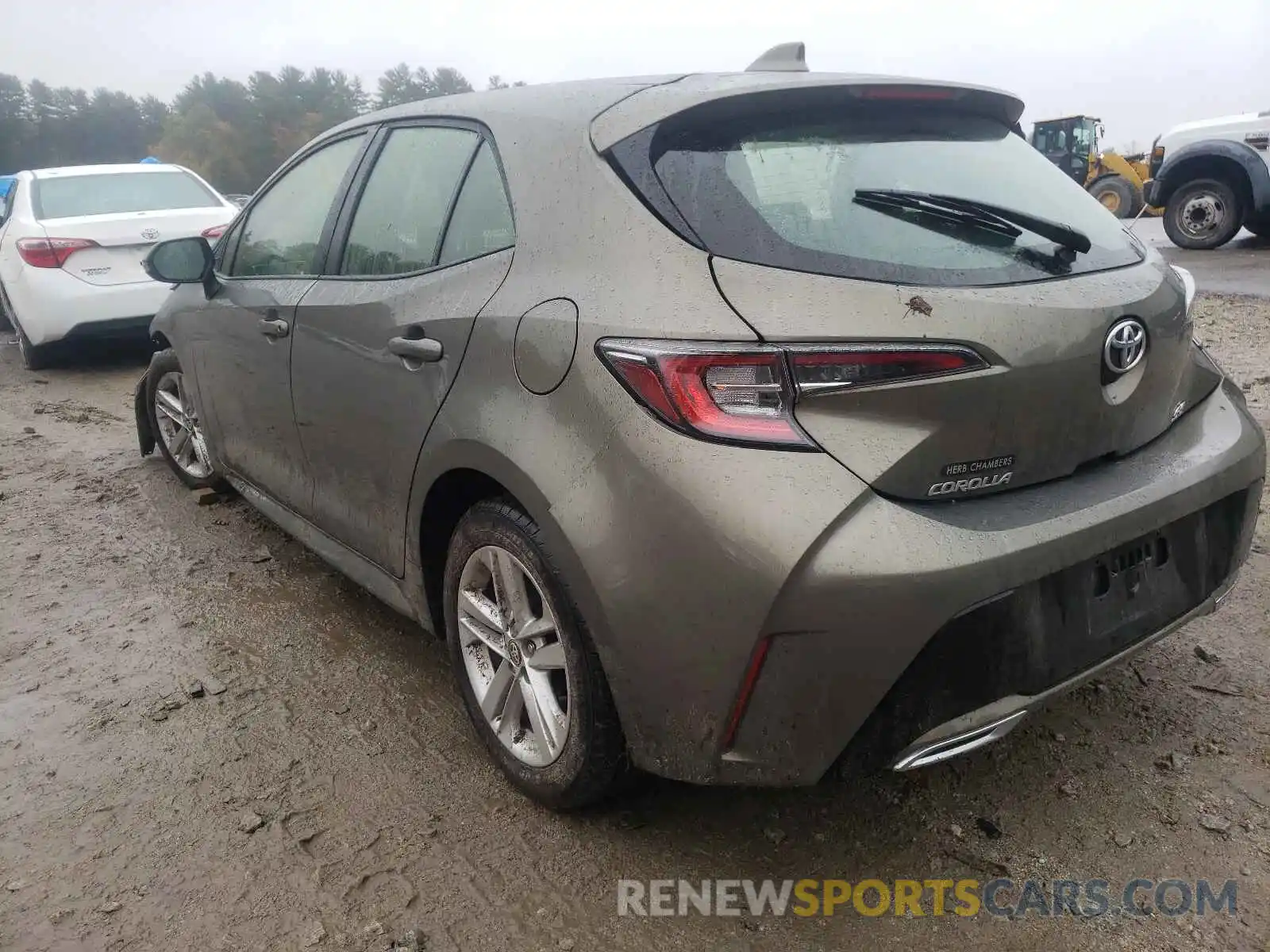 3 Photograph of a damaged car JTNK4RBE5K3027721 TOYOTA COROLLA 2019