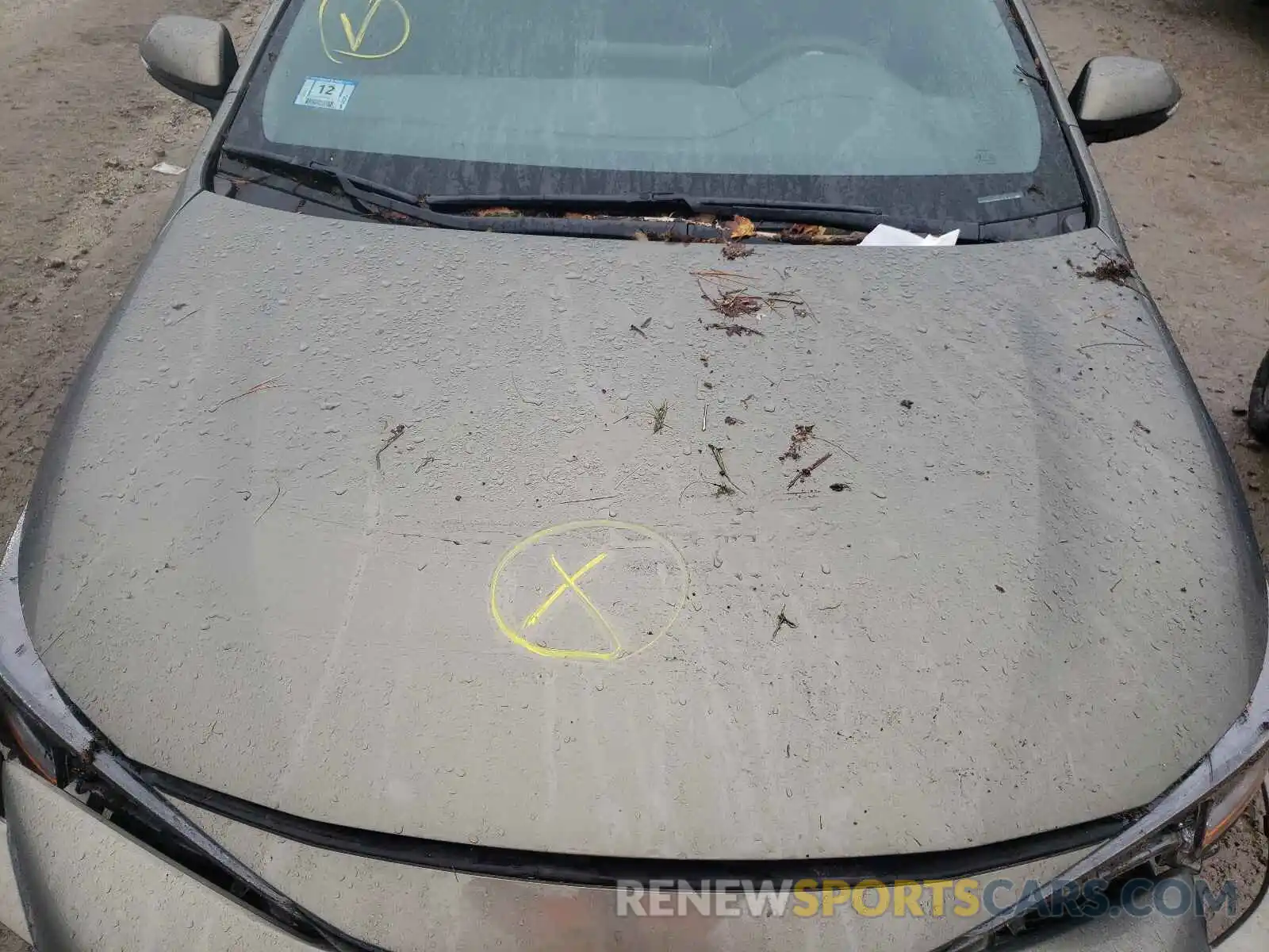 7 Photograph of a damaged car JTNK4RBE5K3027721 TOYOTA COROLLA 2019