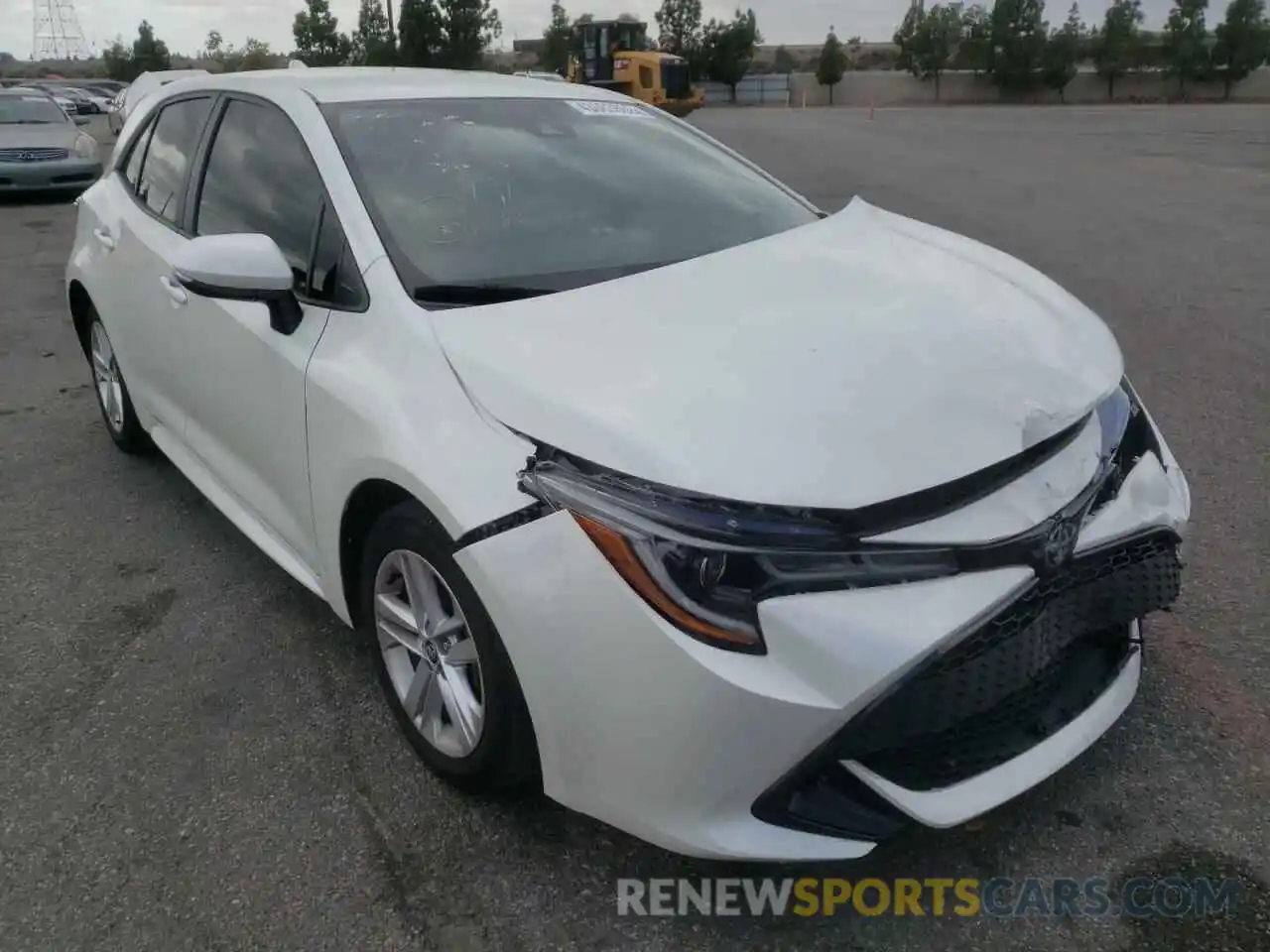 1 Photograph of a damaged car JTNK4RBE5K3032174 TOYOTA COROLLA 2019