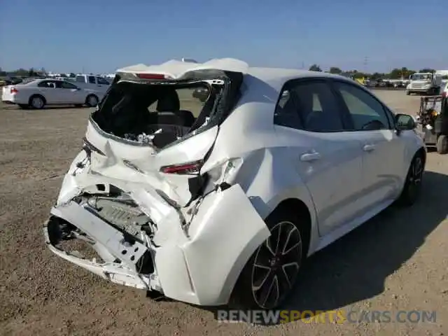 4 Photograph of a damaged car JTNK4RBE5K3034202 TOYOTA COROLLA 2019