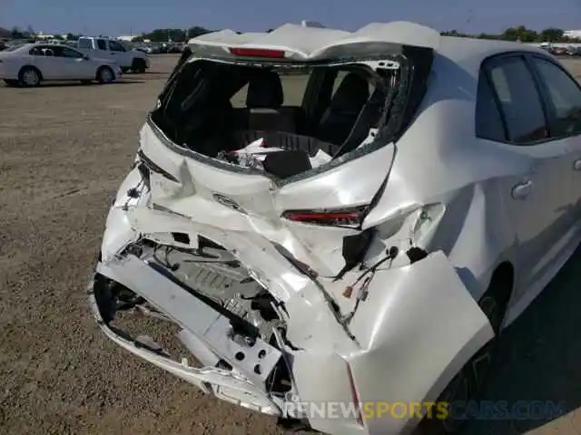 9 Photograph of a damaged car JTNK4RBE5K3034202 TOYOTA COROLLA 2019