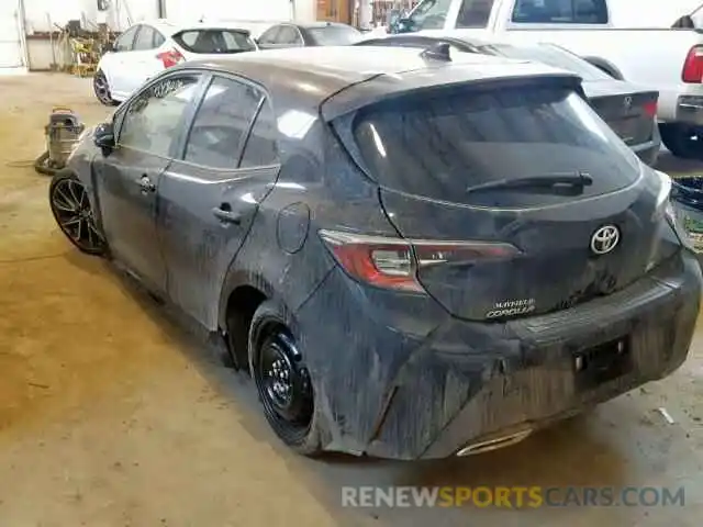 3 Photograph of a damaged car JTNK4RBE5K3035351 TOYOTA COROLLA 2019