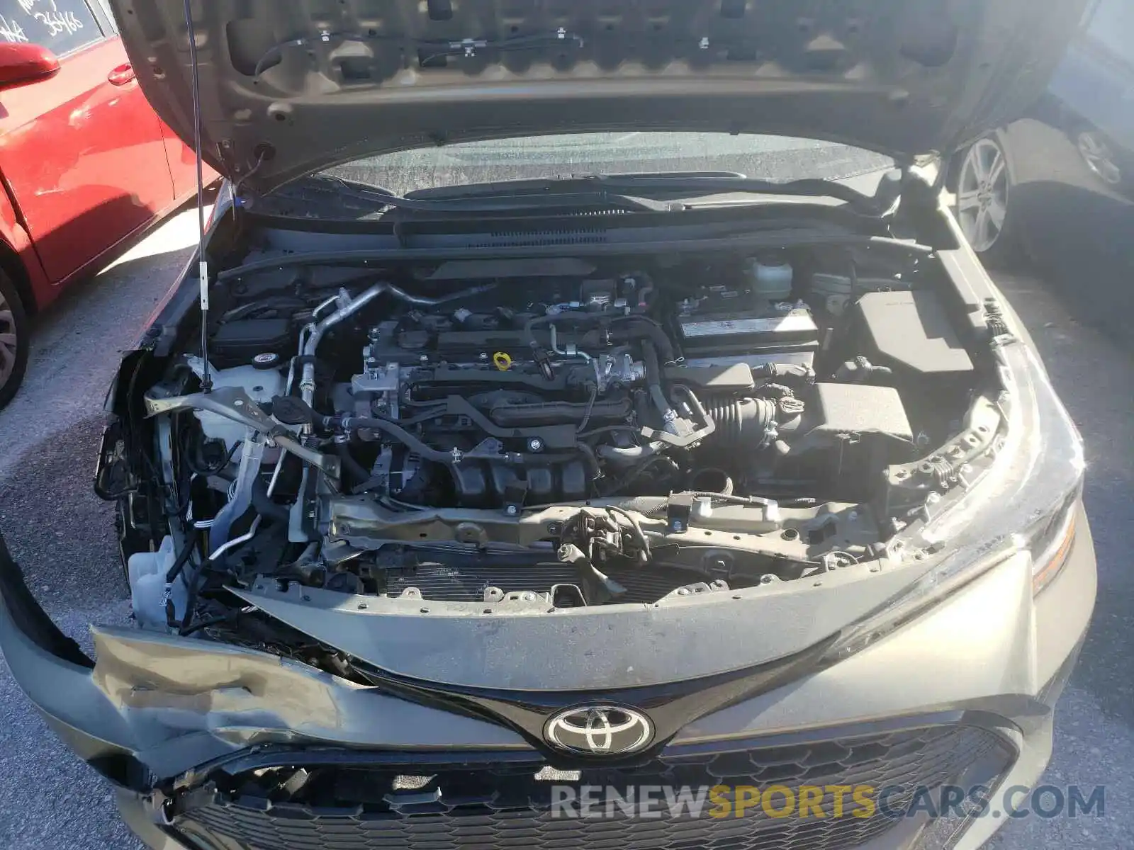 7 Photograph of a damaged car JTNK4RBE5K3037049 TOYOTA COROLLA 2019