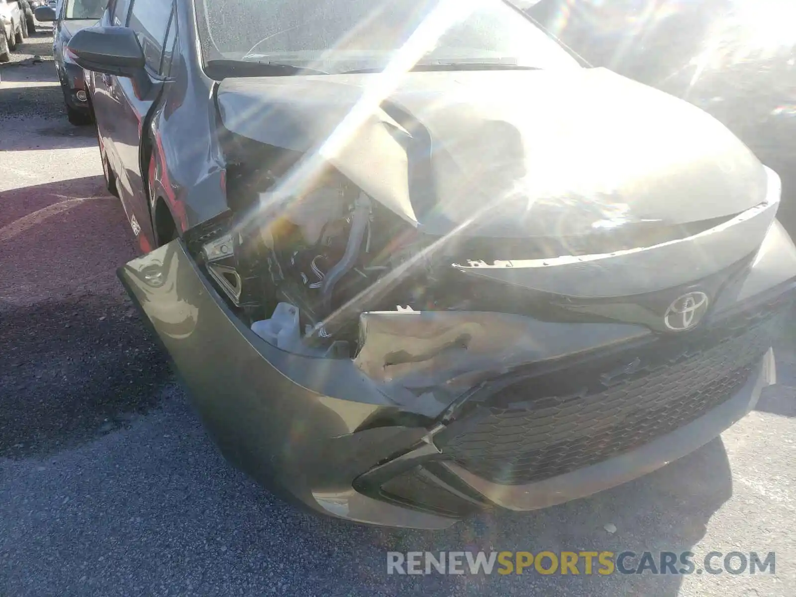 9 Photograph of a damaged car JTNK4RBE5K3037049 TOYOTA COROLLA 2019