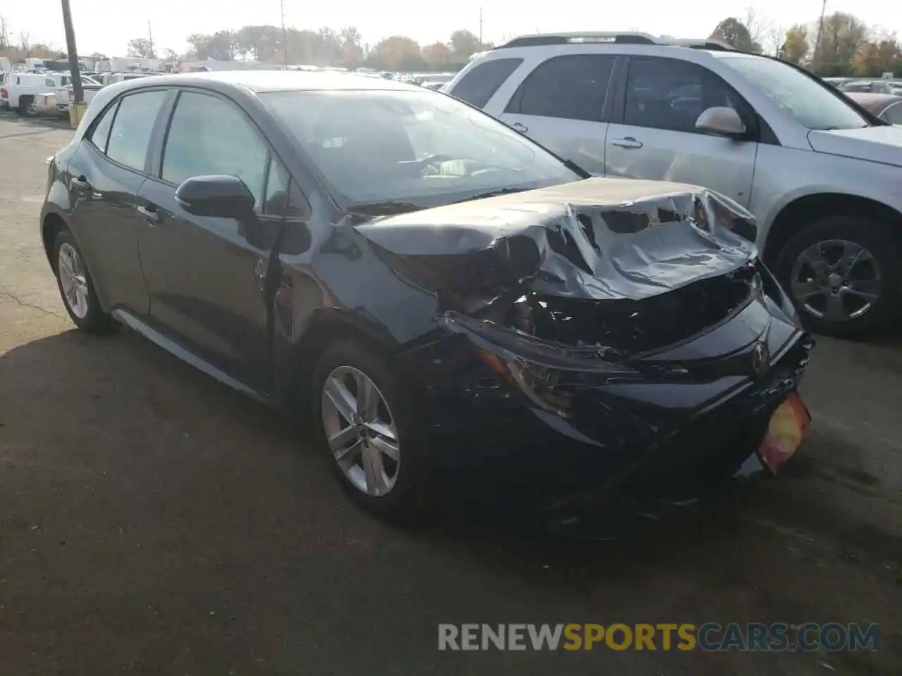 1 Photograph of a damaged car JTNK4RBE5K3039559 TOYOTA COROLLA 2019