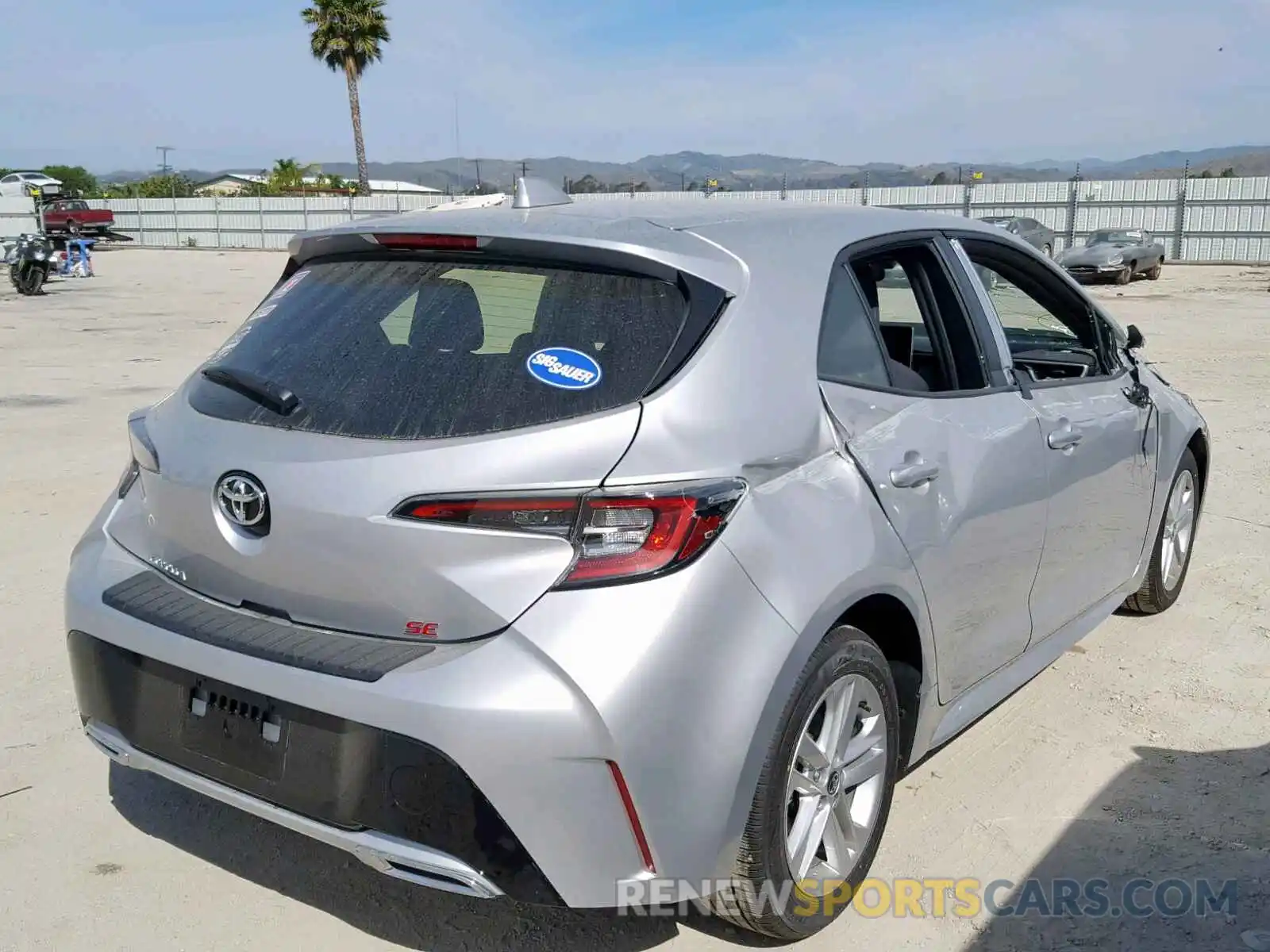 4 Photograph of a damaged car JTNK4RBE5K3040100 TOYOTA COROLLA 2019