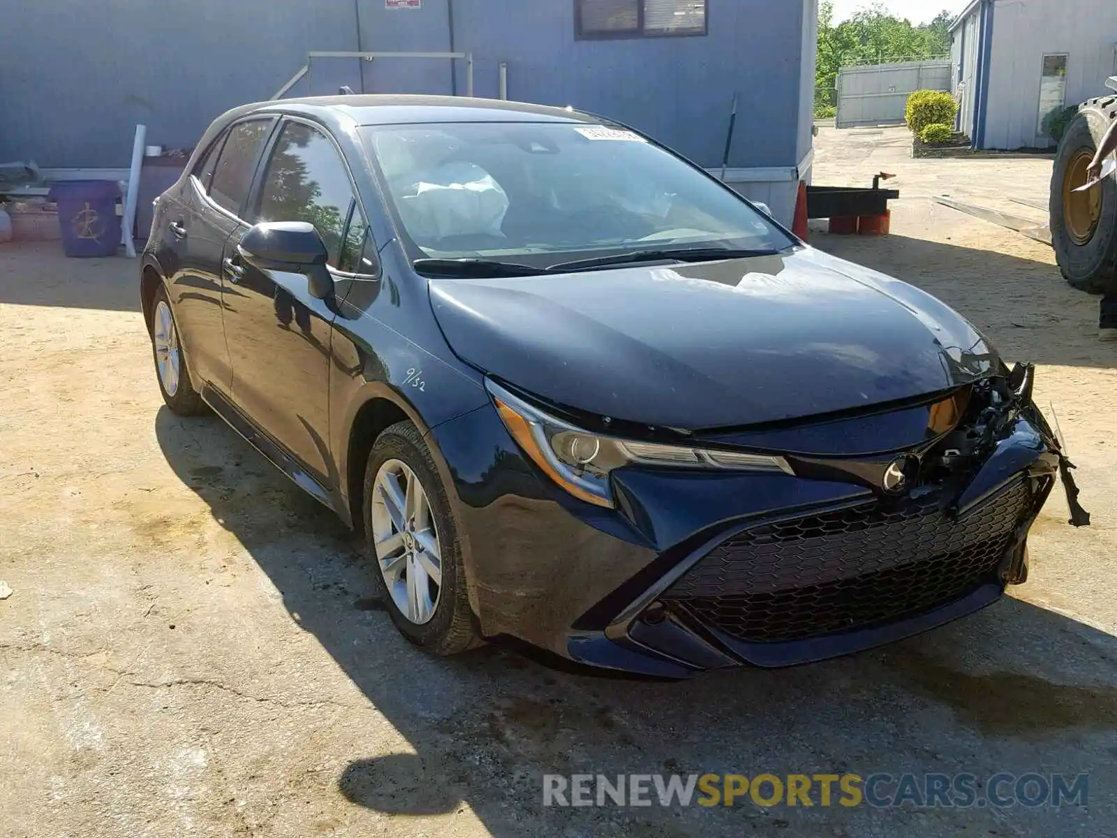 1 Photograph of a damaged car JTNK4RBE5K3040274 TOYOTA COROLLA 2019