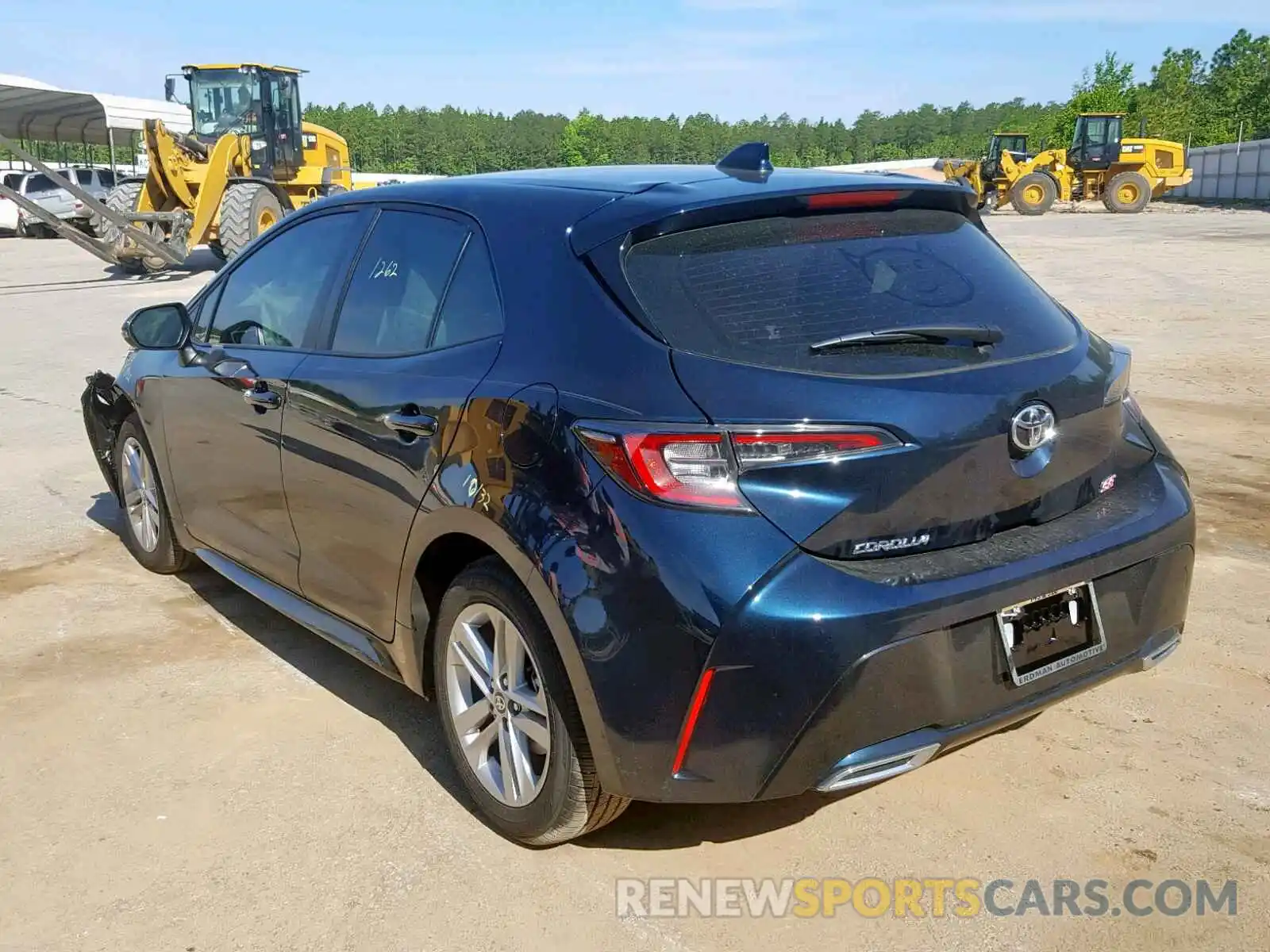 3 Photograph of a damaged car JTNK4RBE5K3040274 TOYOTA COROLLA 2019