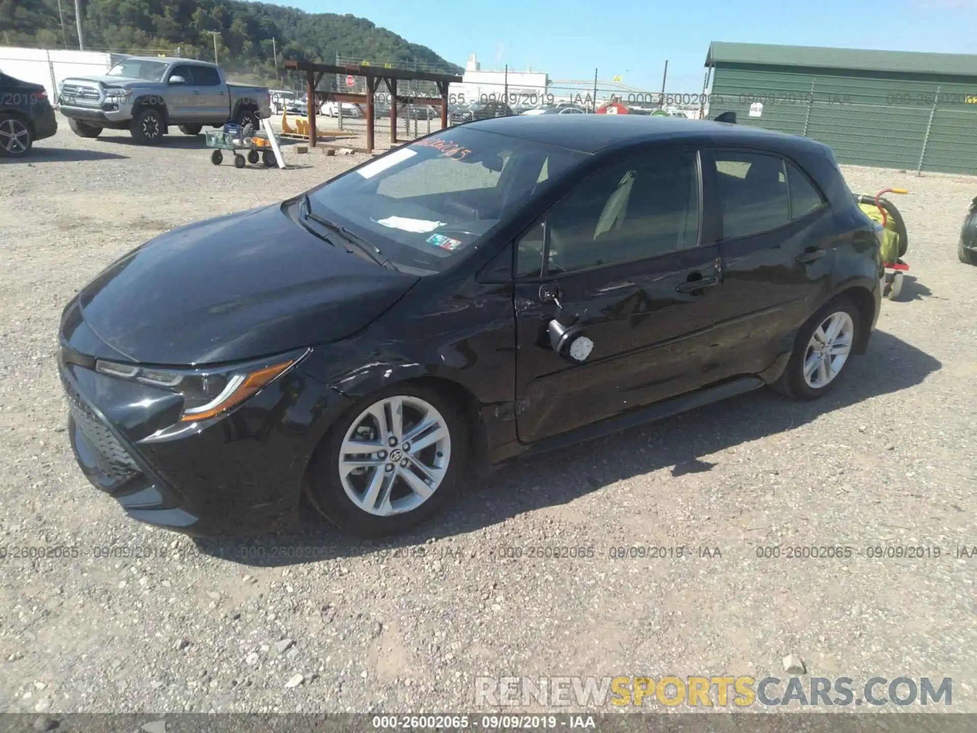 2 Photograph of a damaged car JTNK4RBE5K3040596 TOYOTA COROLLA 2019