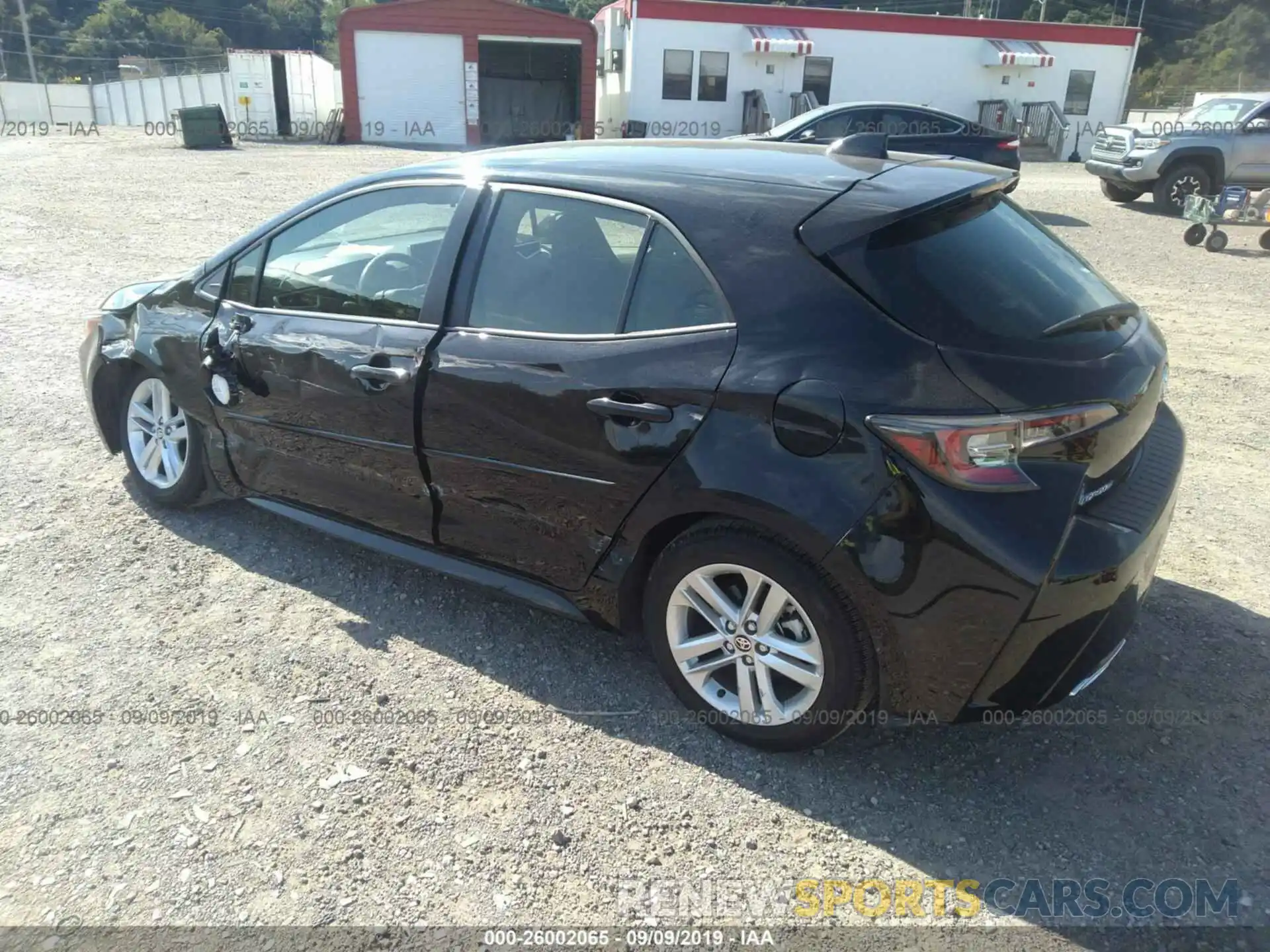 3 Photograph of a damaged car JTNK4RBE5K3040596 TOYOTA COROLLA 2019