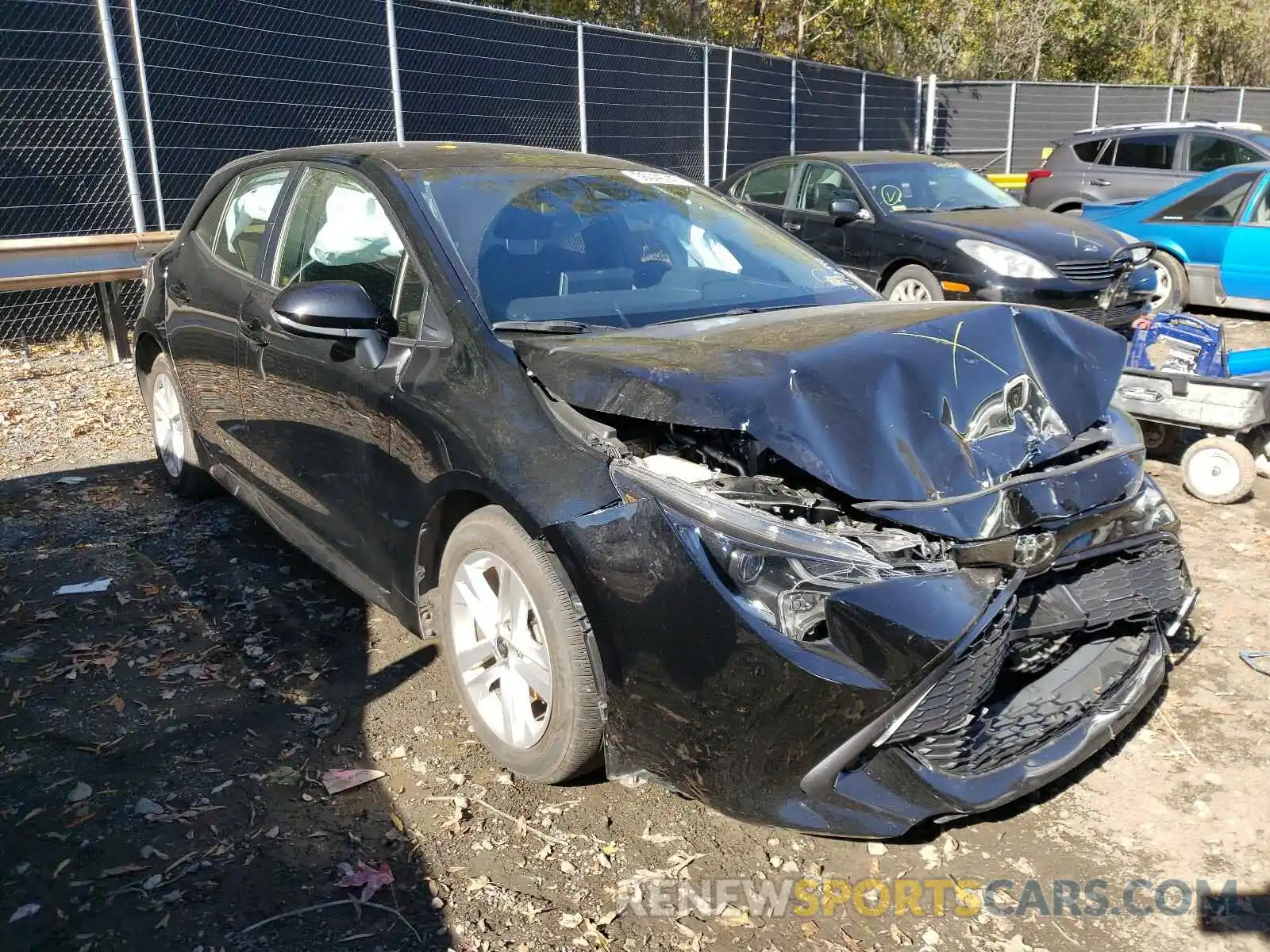 1 Photograph of a damaged car JTNK4RBE5K3041991 TOYOTA COROLLA 2019