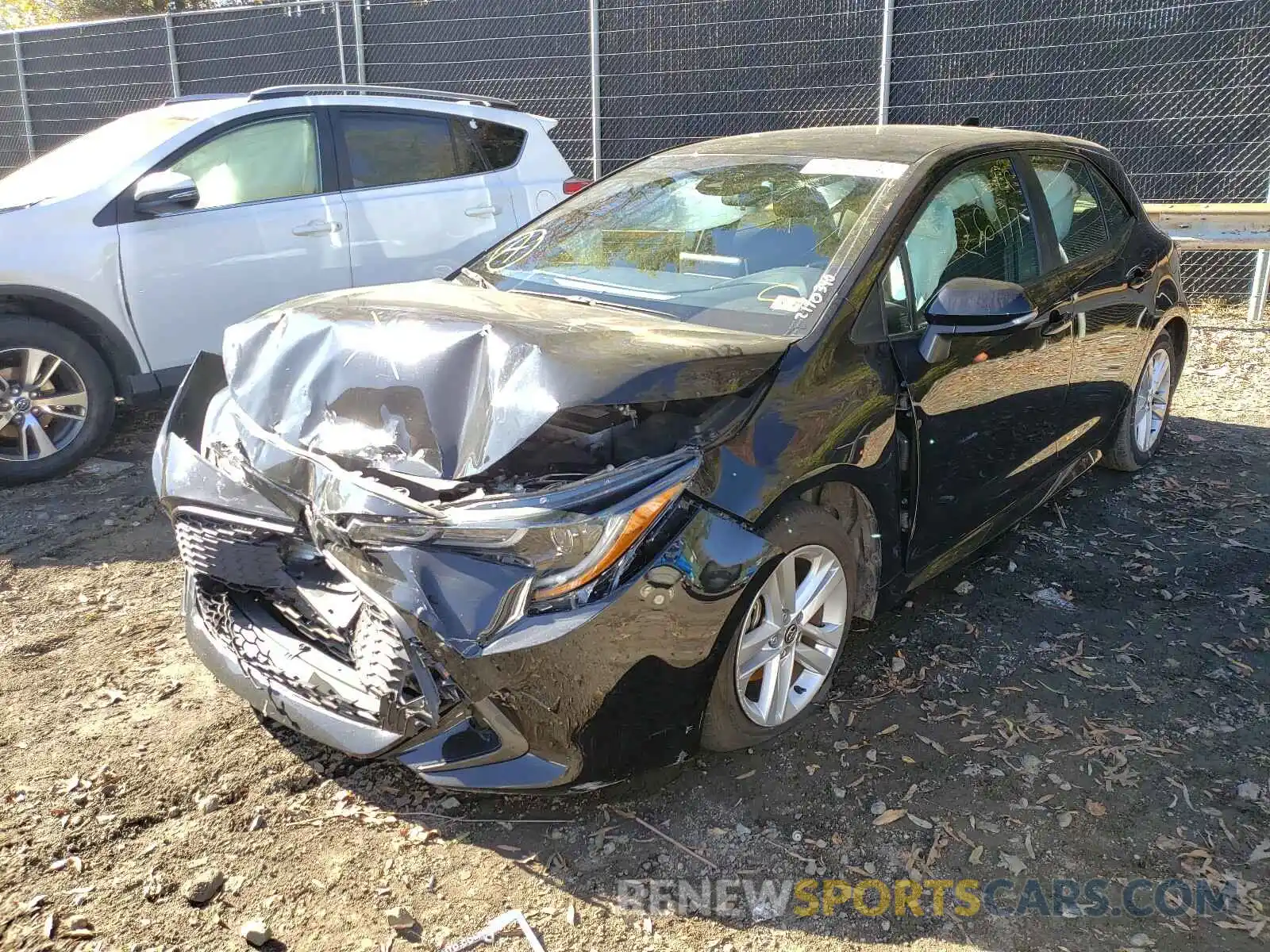 2 Photograph of a damaged car JTNK4RBE5K3041991 TOYOTA COROLLA 2019