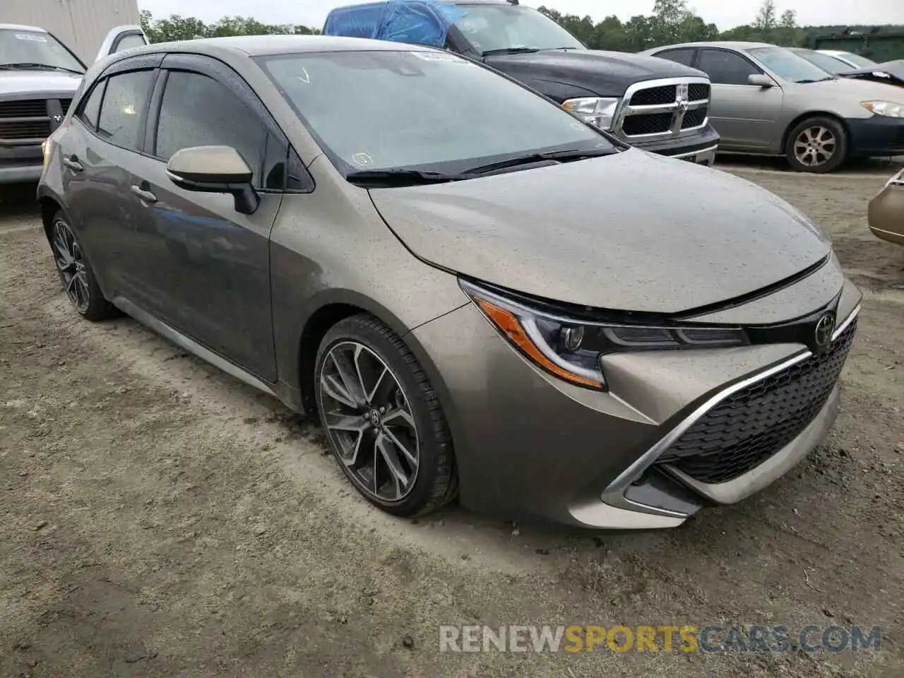 1 Photograph of a damaged car JTNK4RBE5K3044079 TOYOTA COROLLA 2019