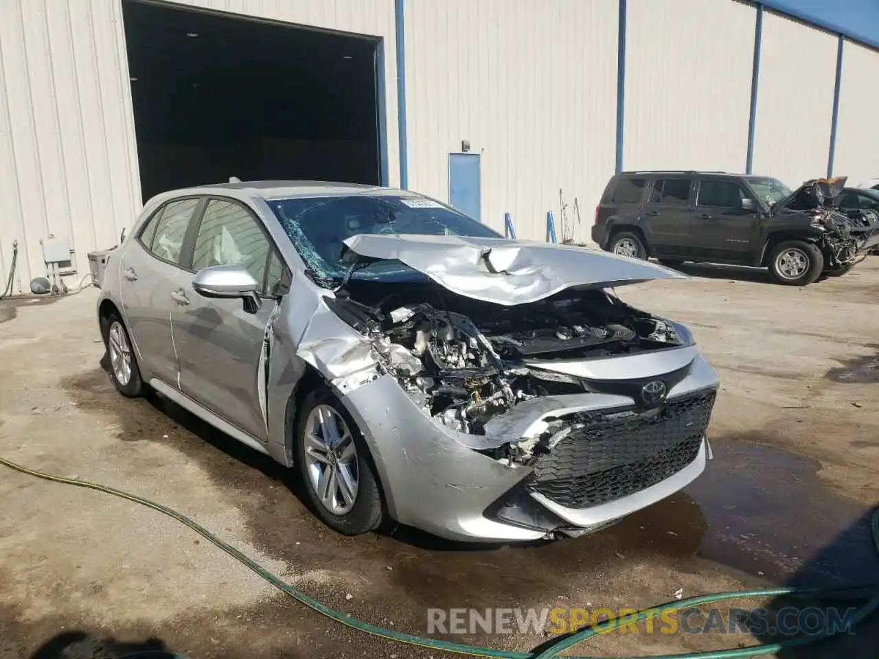 1 Photograph of a damaged car JTNK4RBE5K3044325 TOYOTA COROLLA 2019