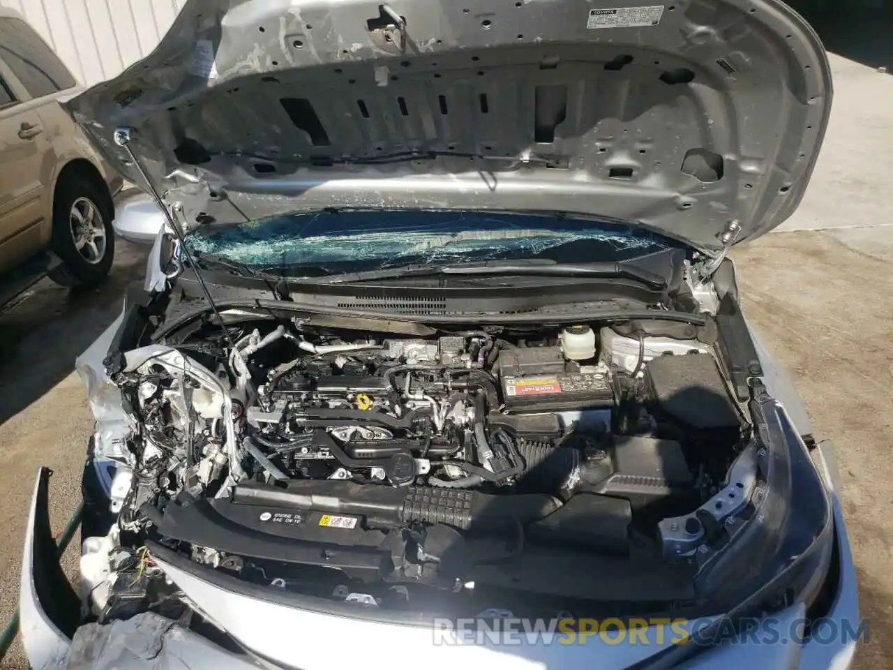 7 Photograph of a damaged car JTNK4RBE5K3044325 TOYOTA COROLLA 2019