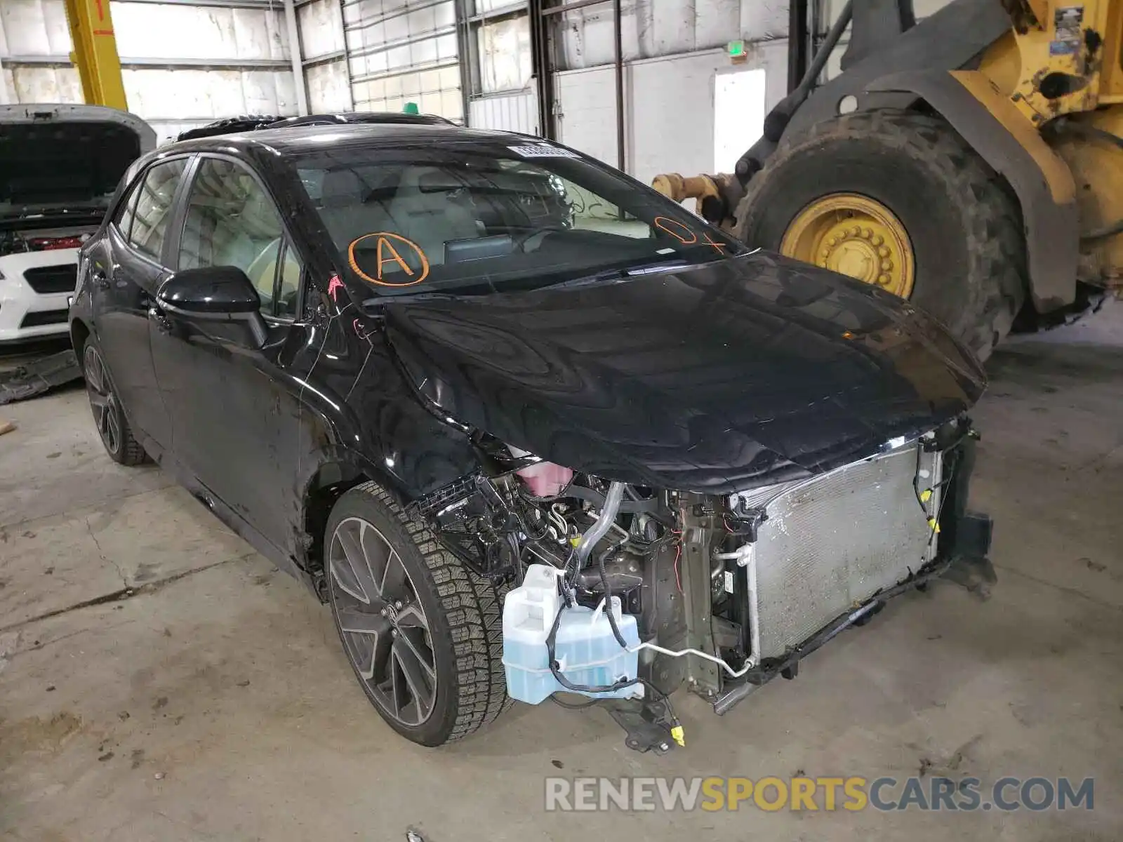 1 Photograph of a damaged car JTNK4RBE5K3044812 TOYOTA COROLLA 2019