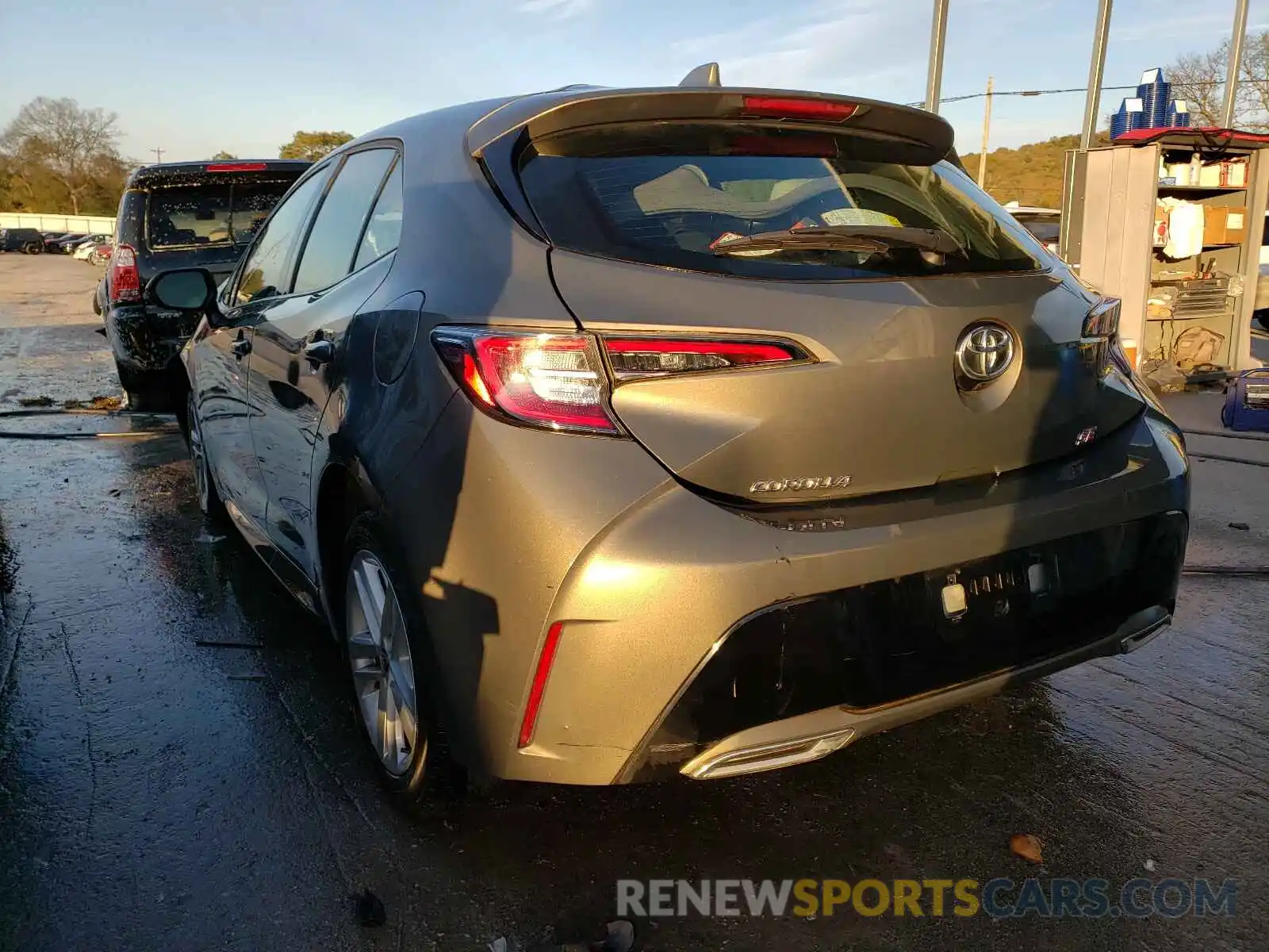 3 Photograph of a damaged car JTNK4RBE5K3045202 TOYOTA COROLLA 2019